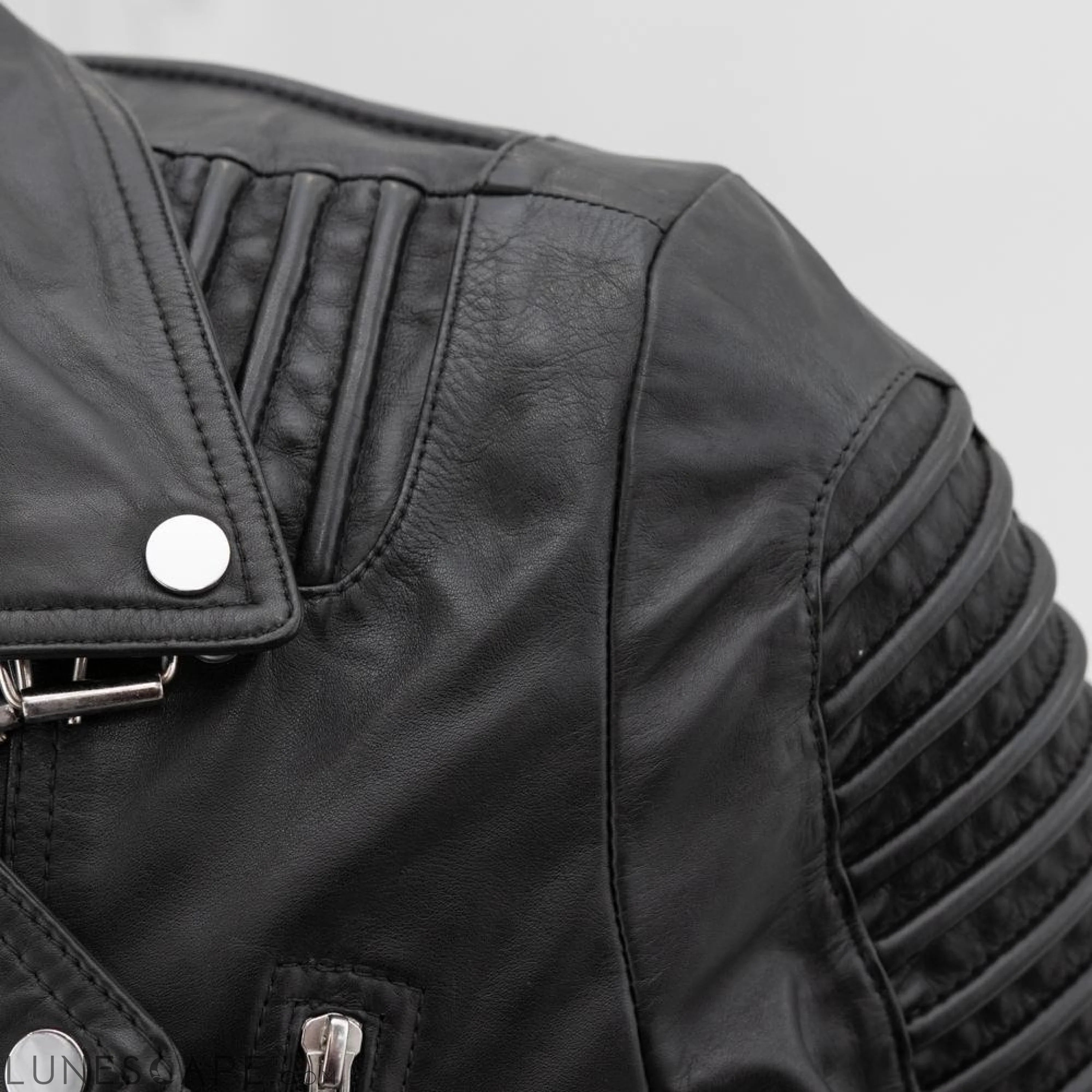 Brooklyn - Men's Leather Jacket LUNESCAPE