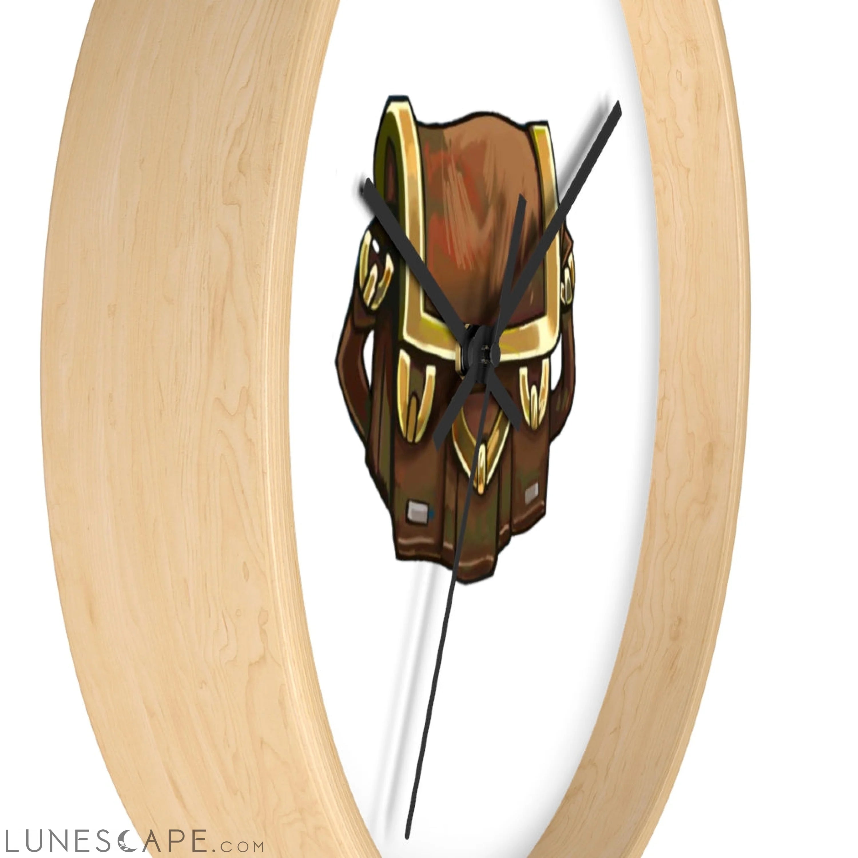 Brown Bag Wall clock LUNESCAPE