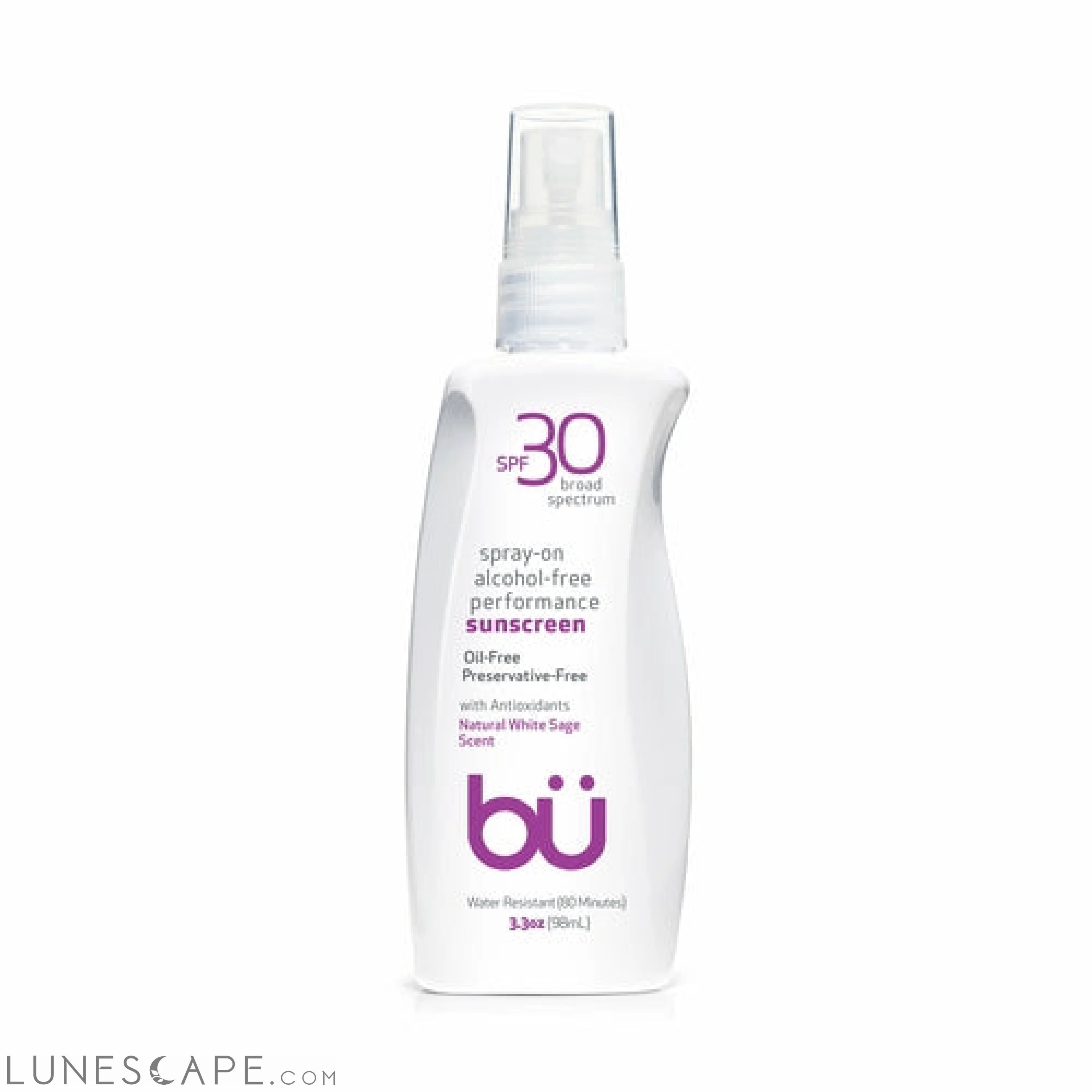 Bu SPF 30 Ultrafine WOWmist Sunscreen - White Sage LUNESCAPE