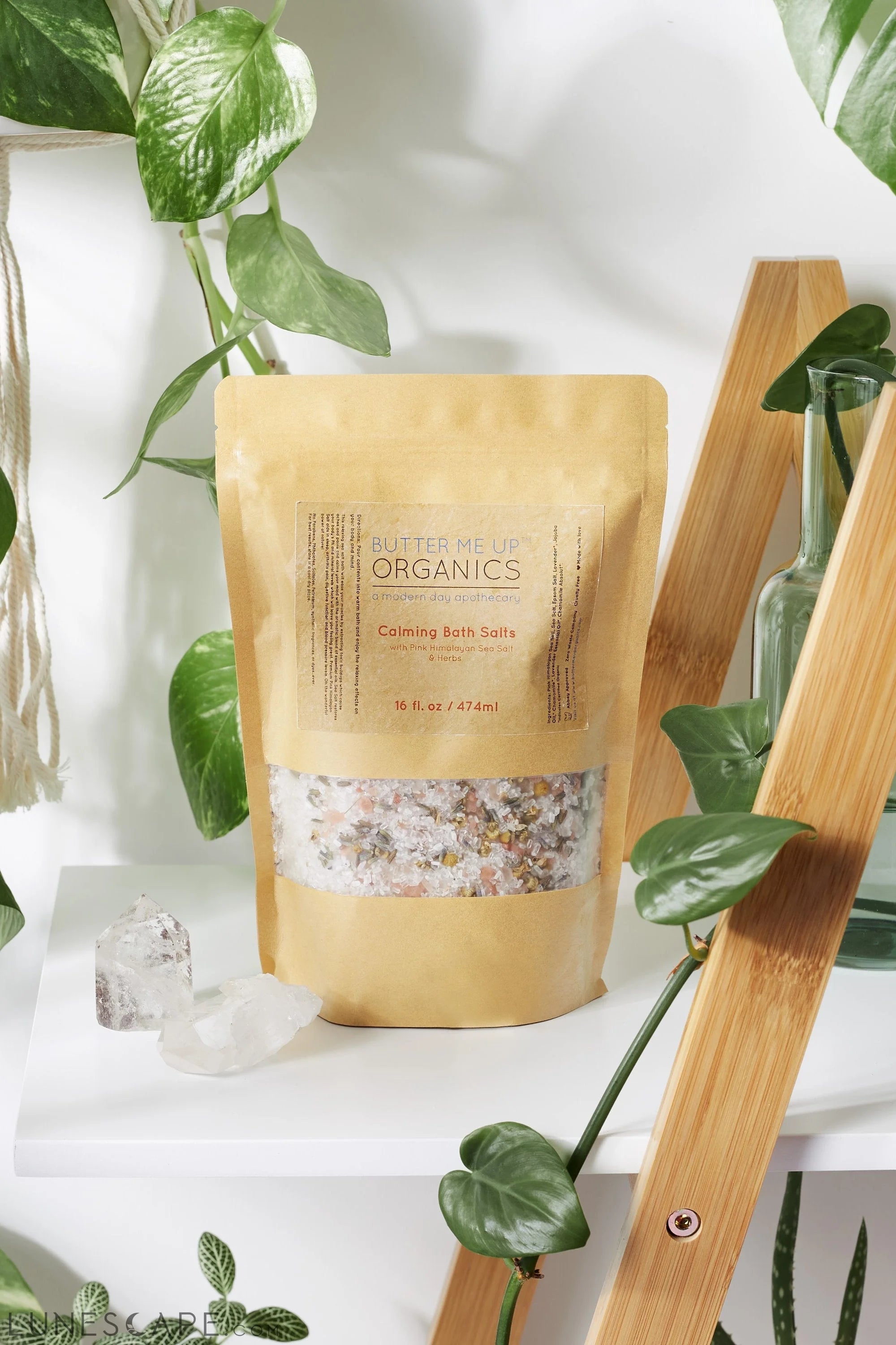 Calming Bath Salts / Detox / Relaxation / Lavender & Chamomile LUNESCAPE