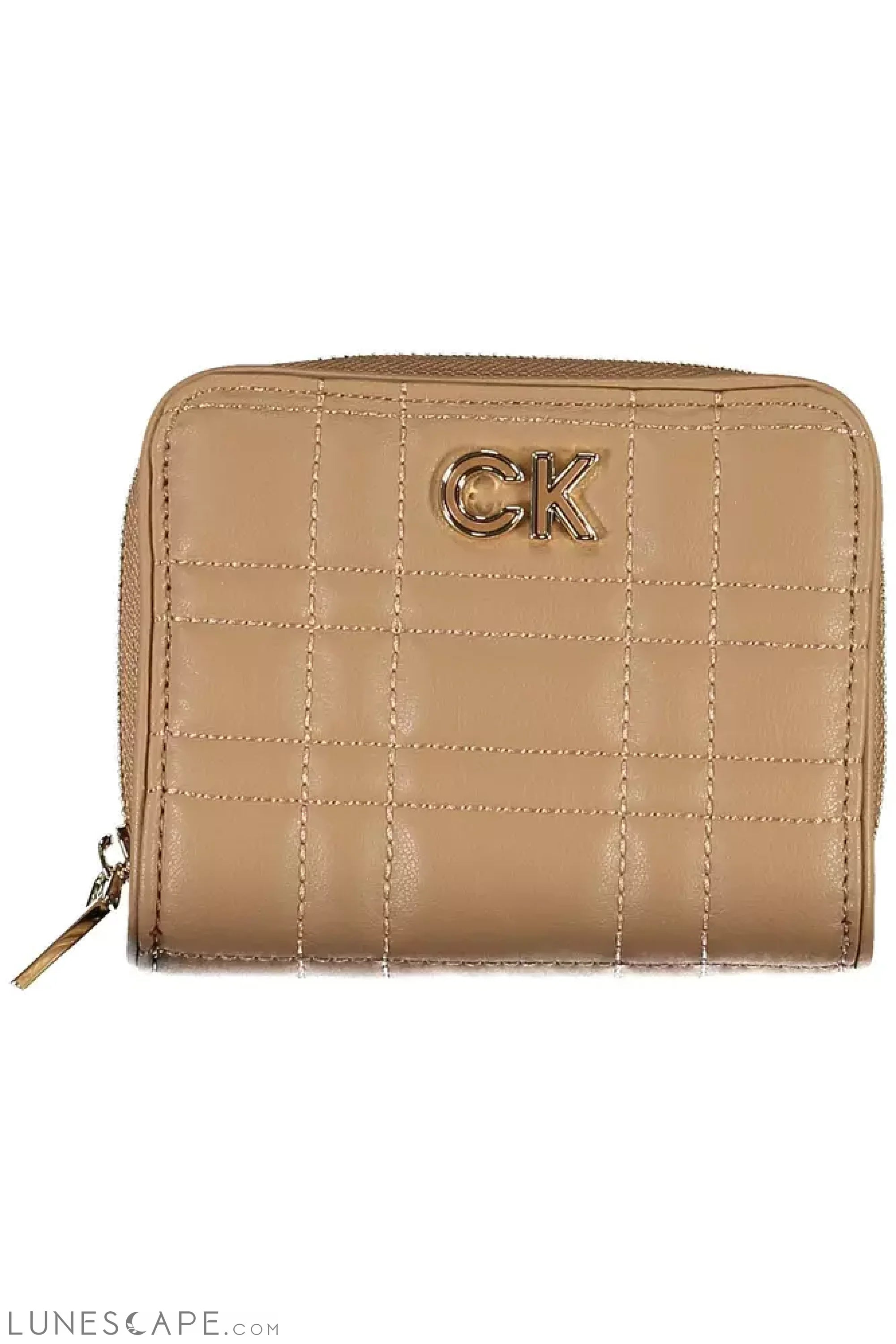 Calvin Klein Beige Polyester Women Wallet LUNESCAPE