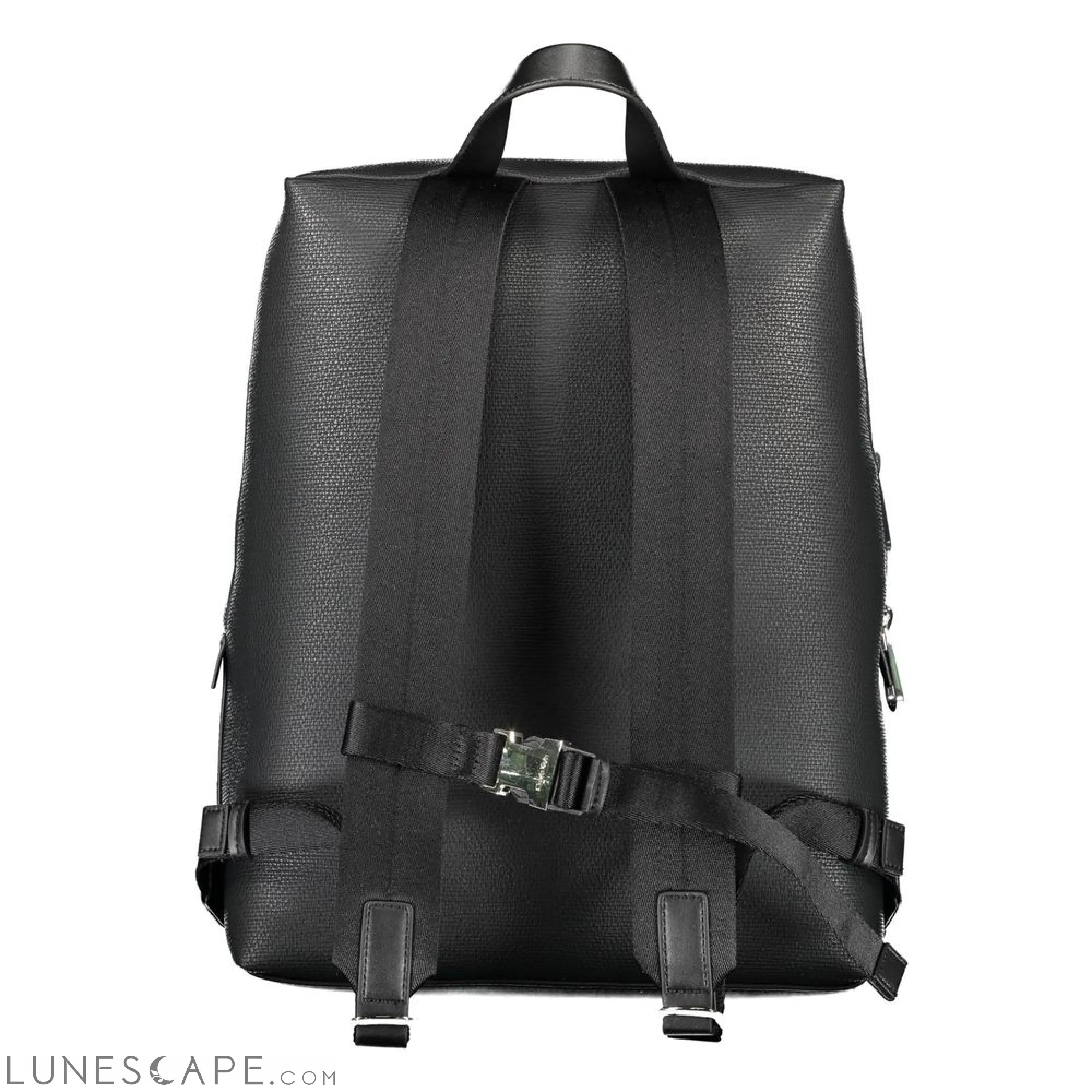 Calvin Klein Black Polyester Men Backpack LUNESCAPE