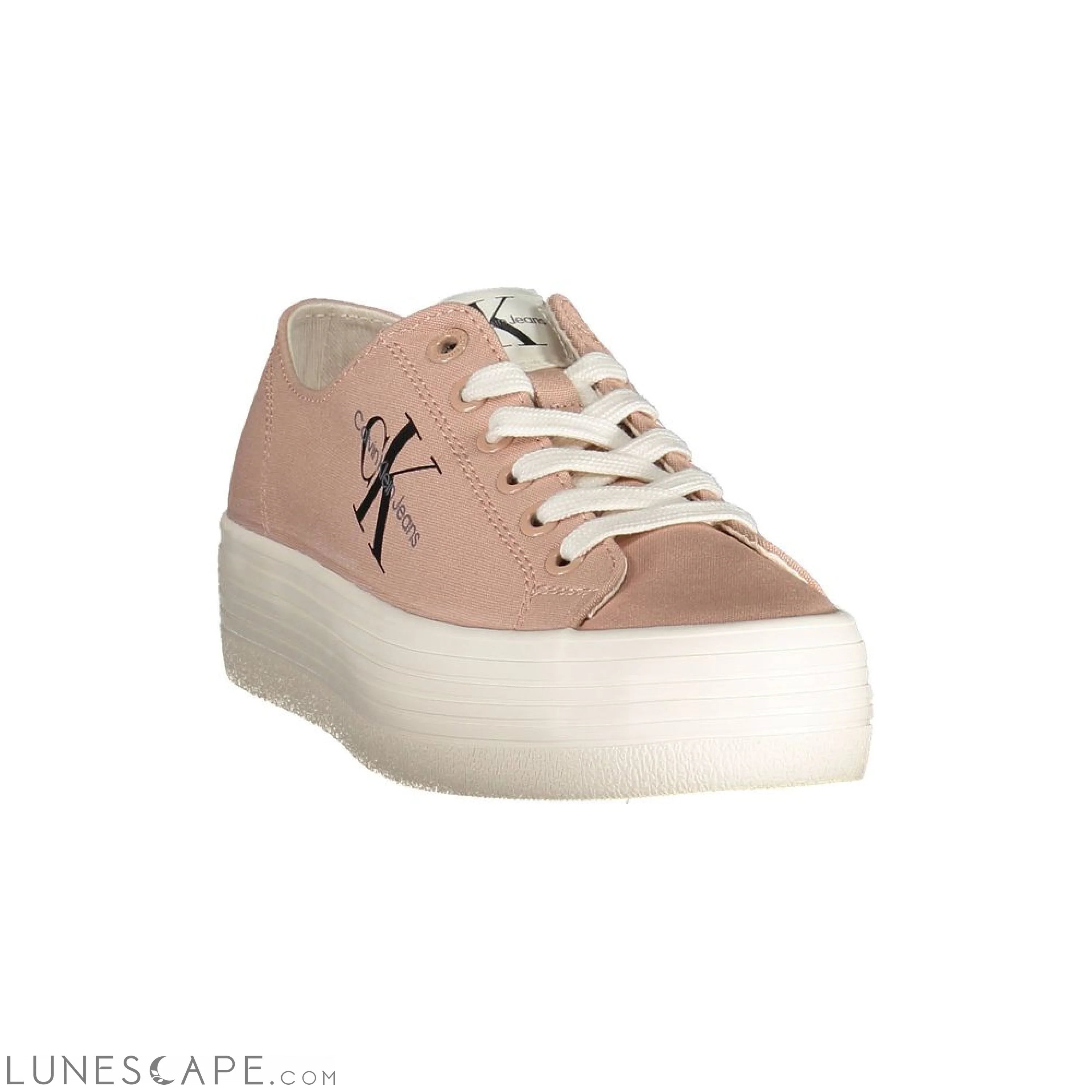 Calvin Klein Pink Cotton Women Sneaker LUNESCAPE