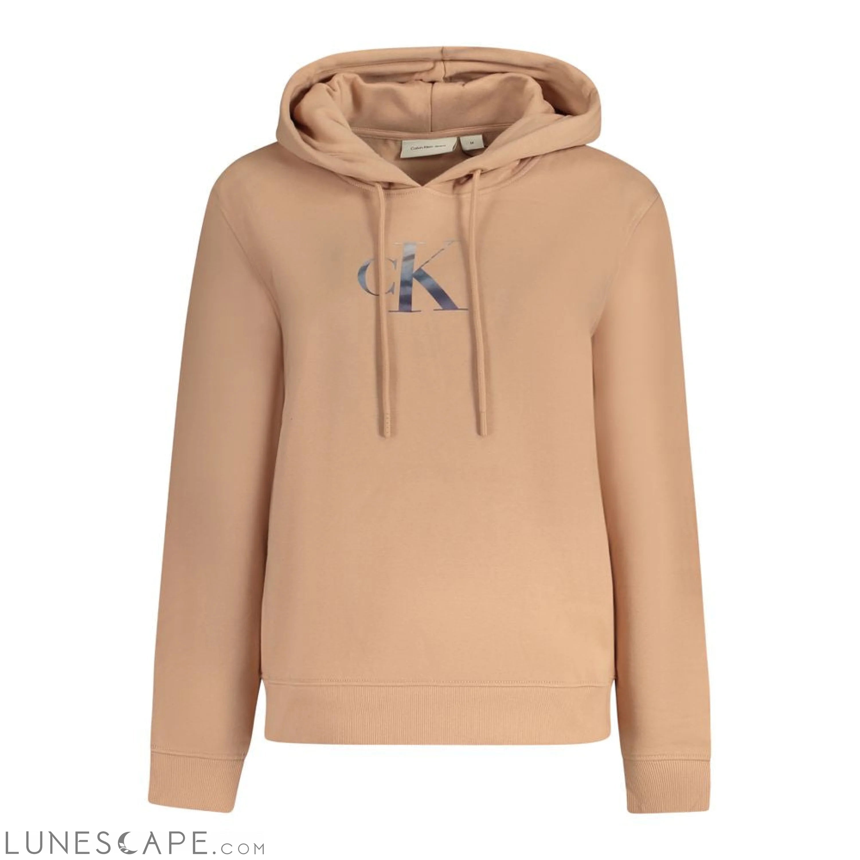 Calvin Klein Pink Cotton Women Sweater Hoodie Sweatshirts - Women