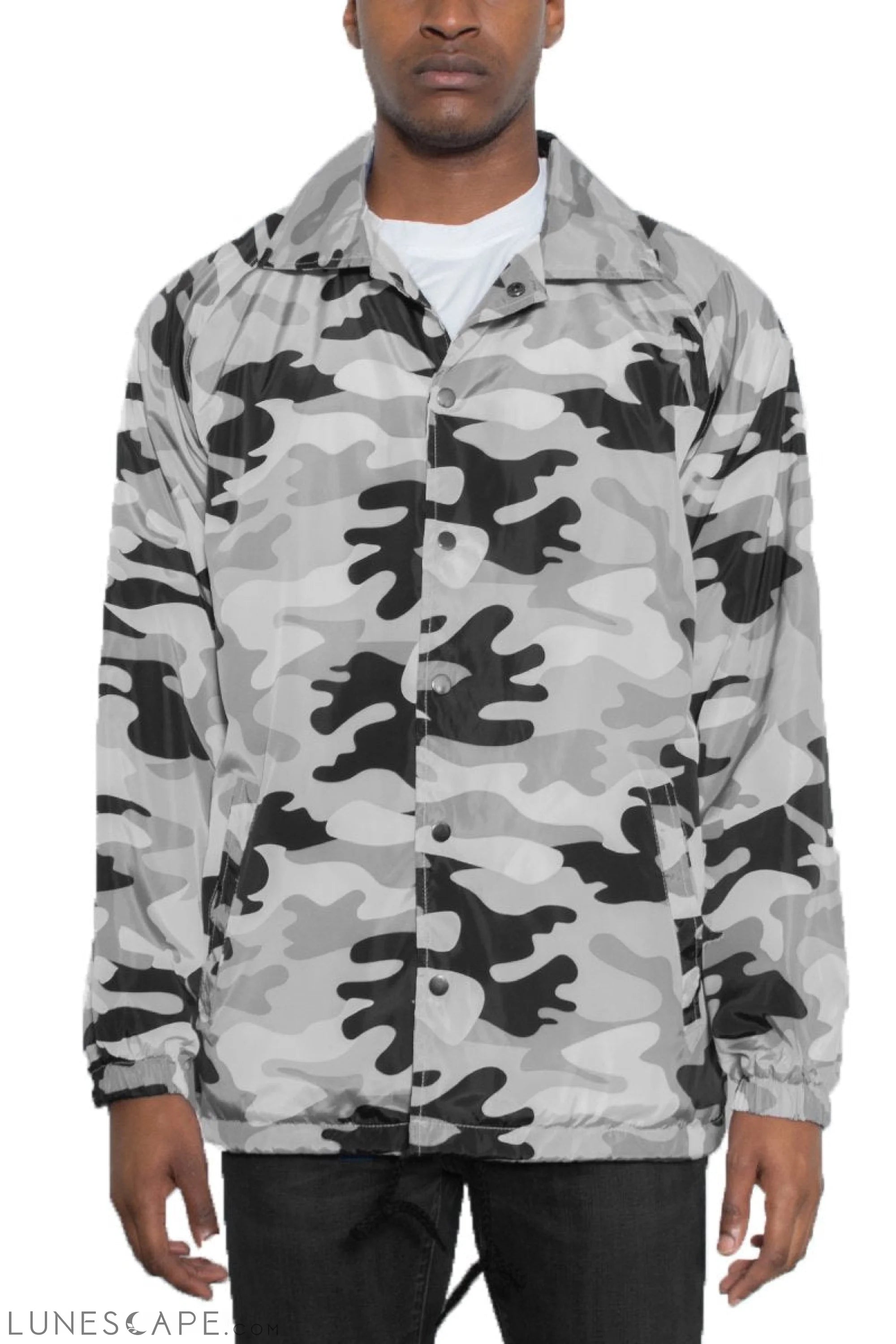 CAMO COACHS JACKET LUNESCAPE
