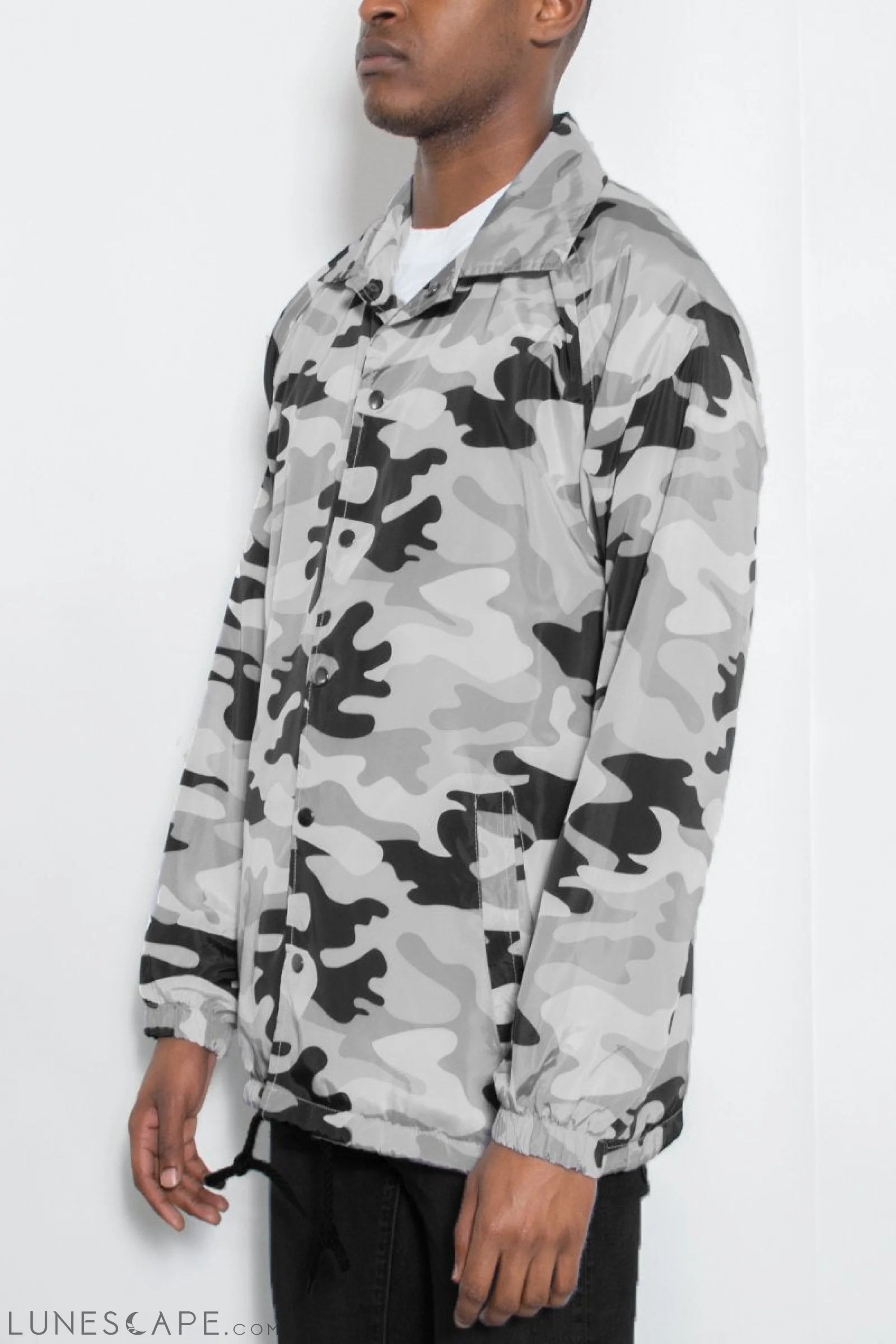 CAMO COACHS JACKET LUNESCAPE