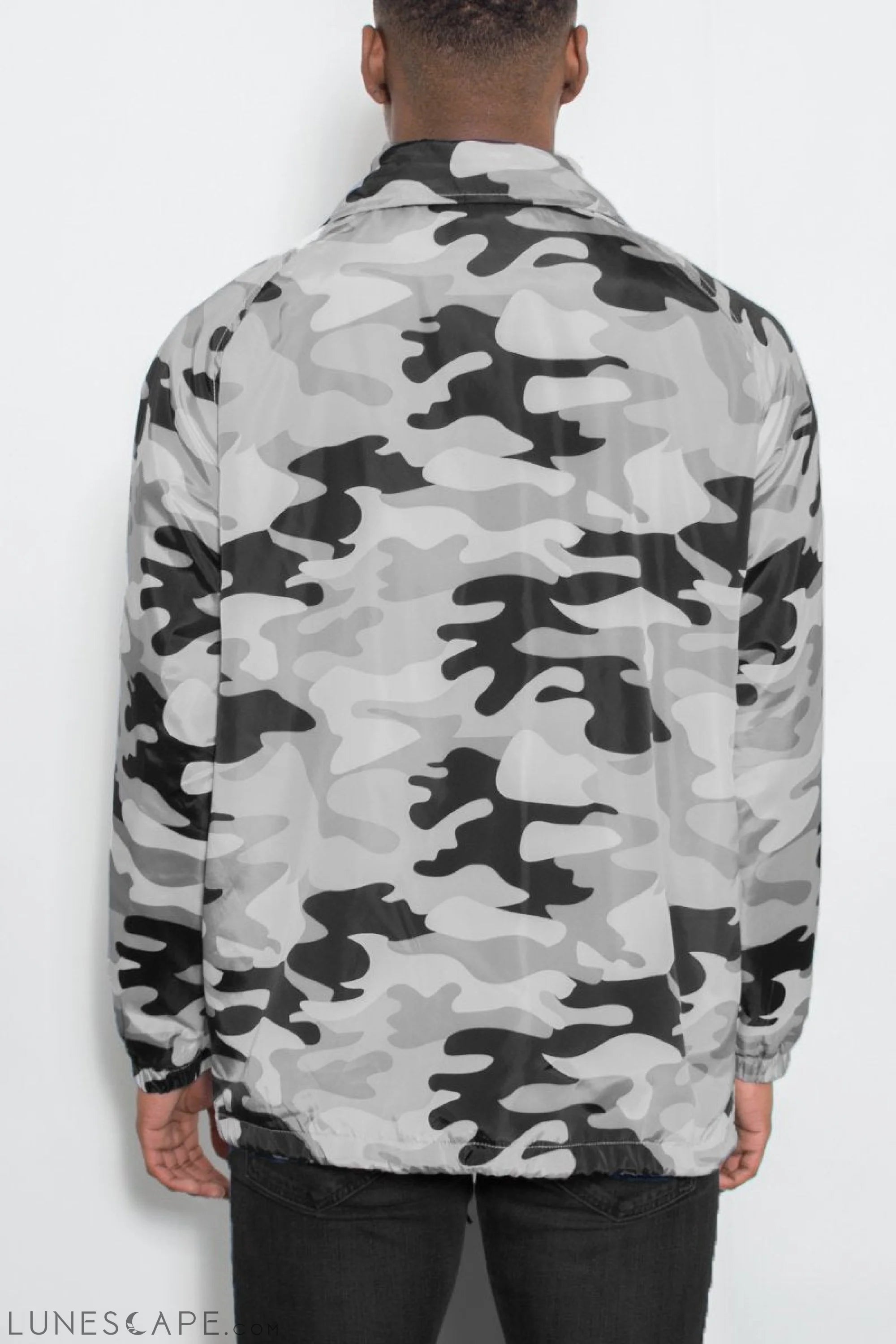 CAMO COACHS JACKET LUNESCAPE