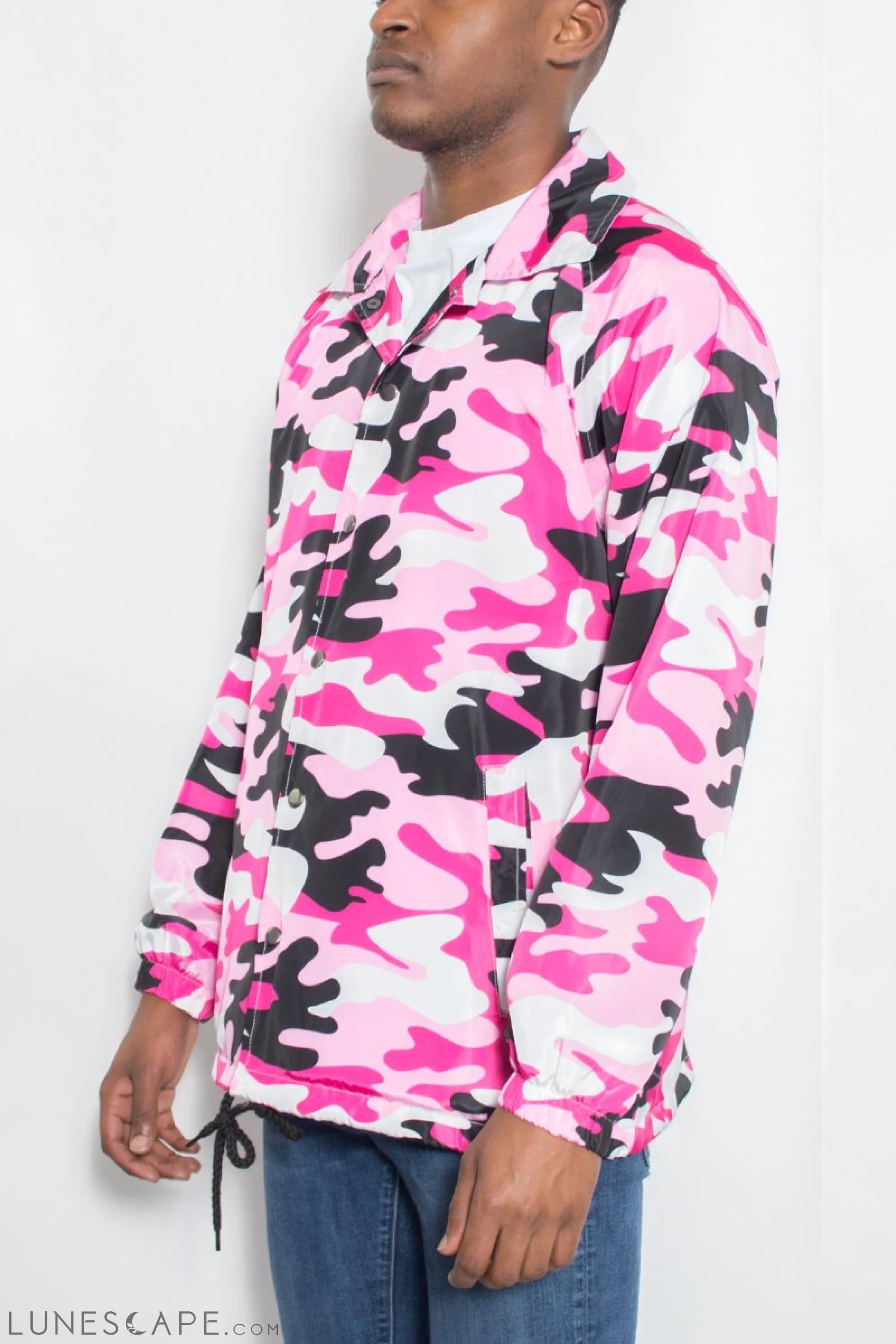 CAMO COACHS JACKET LUNESCAPE