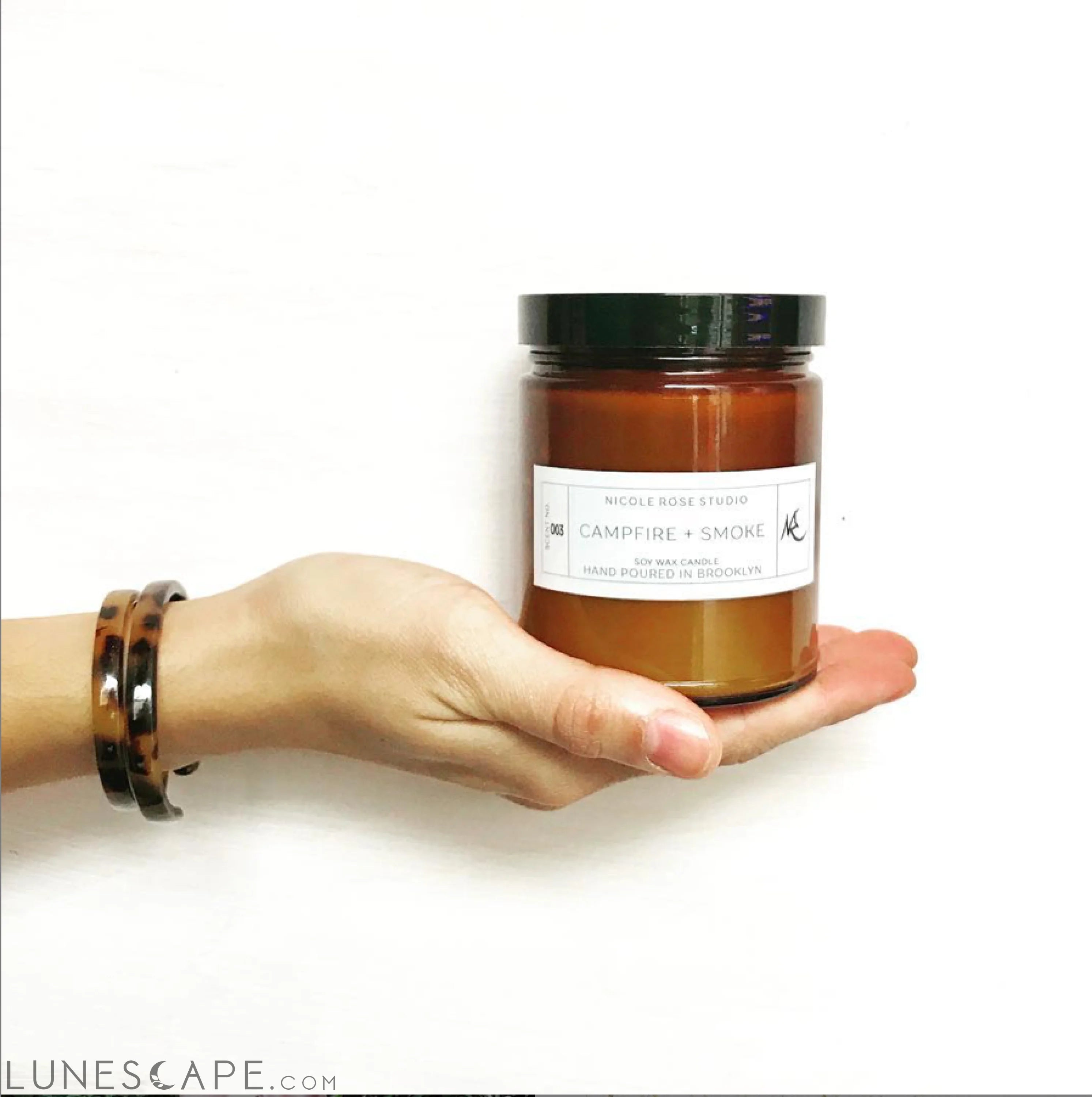 Campfire + Smoke Soy Wax Candle LUNESCAPE