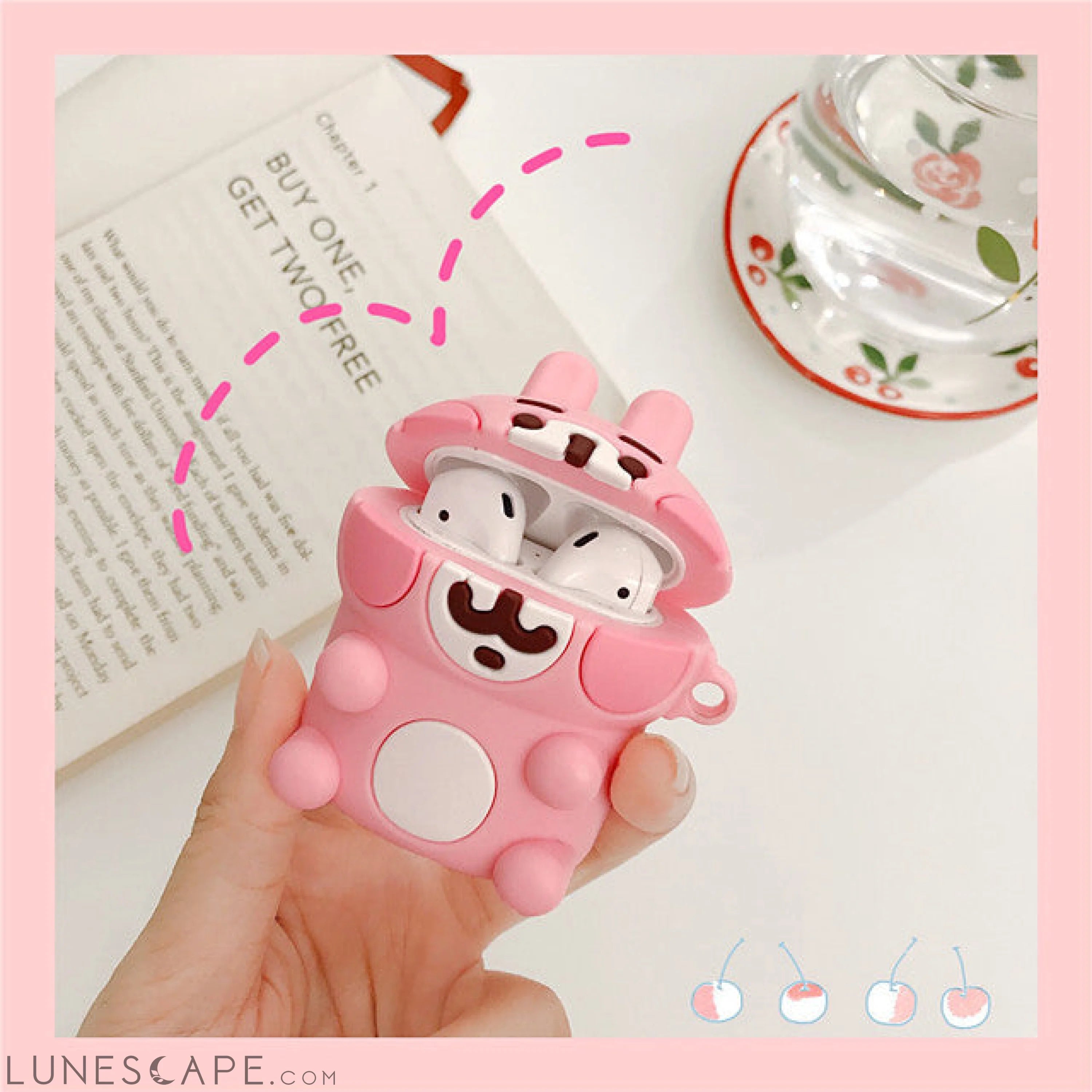 Canahera Bunny AirPods Headphone Case Soft LUNESCAPE