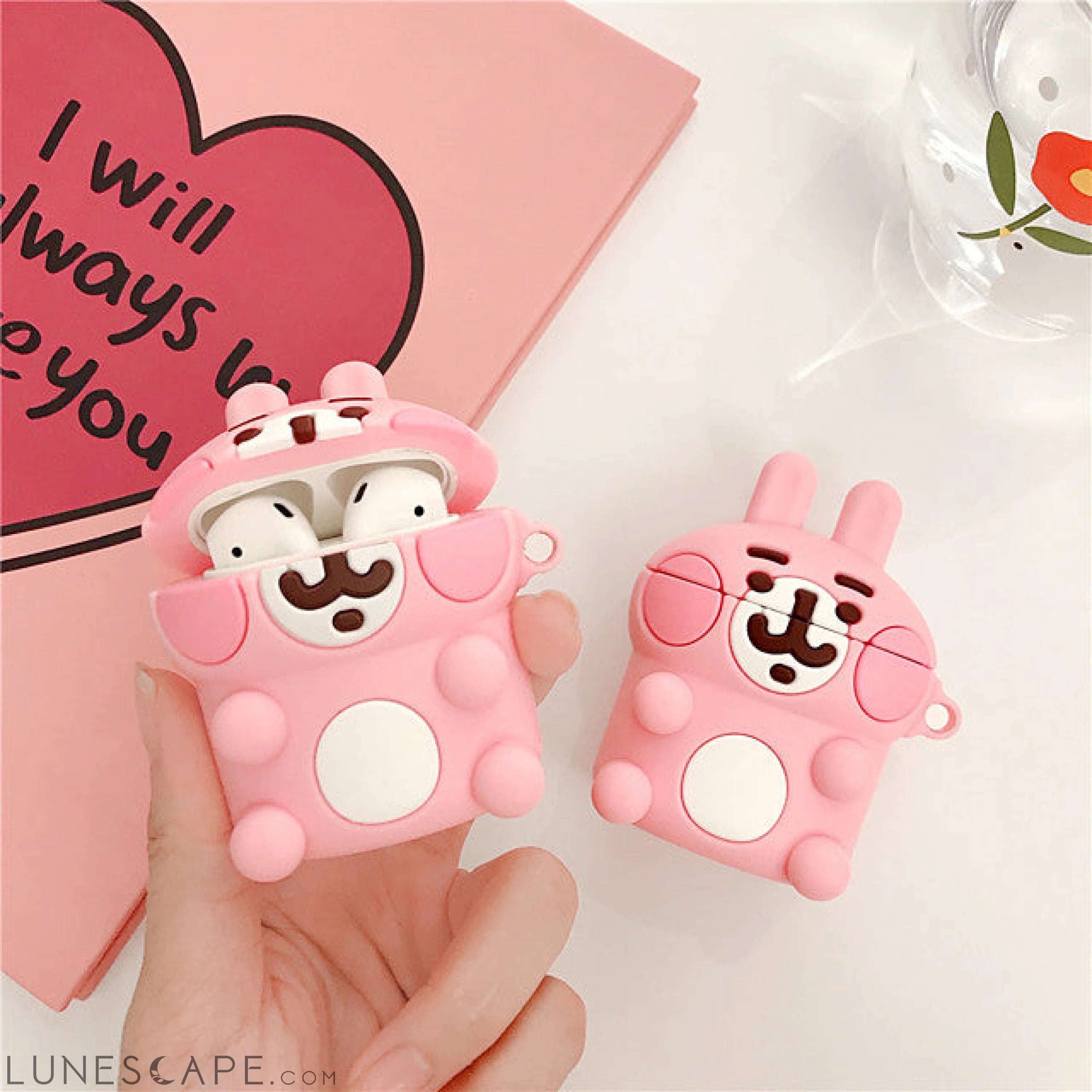 Canahera Bunny AirPods Headphone Case Soft LUNESCAPE