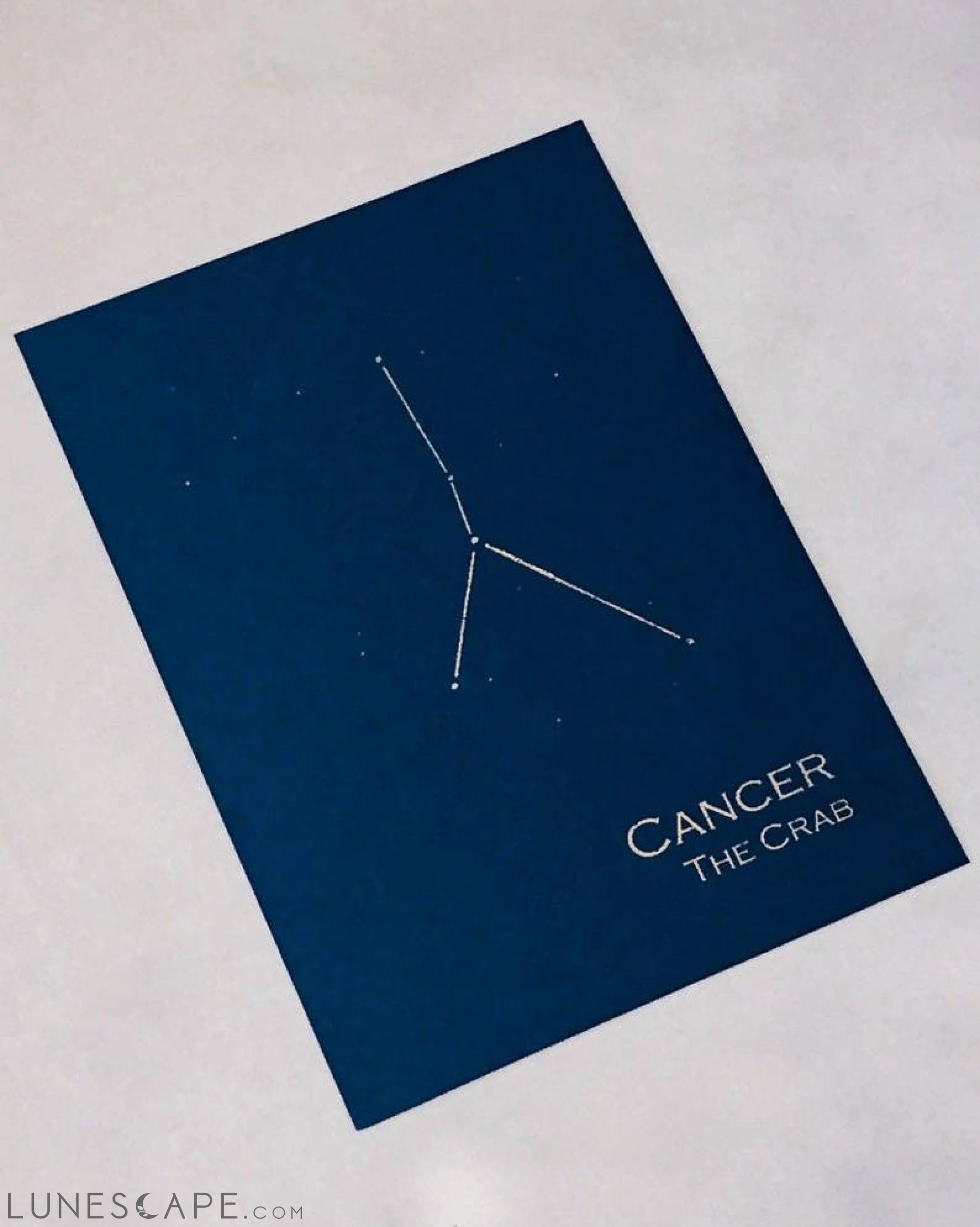 Cancer Constellation Zodiac Art Print LUNESCAPE