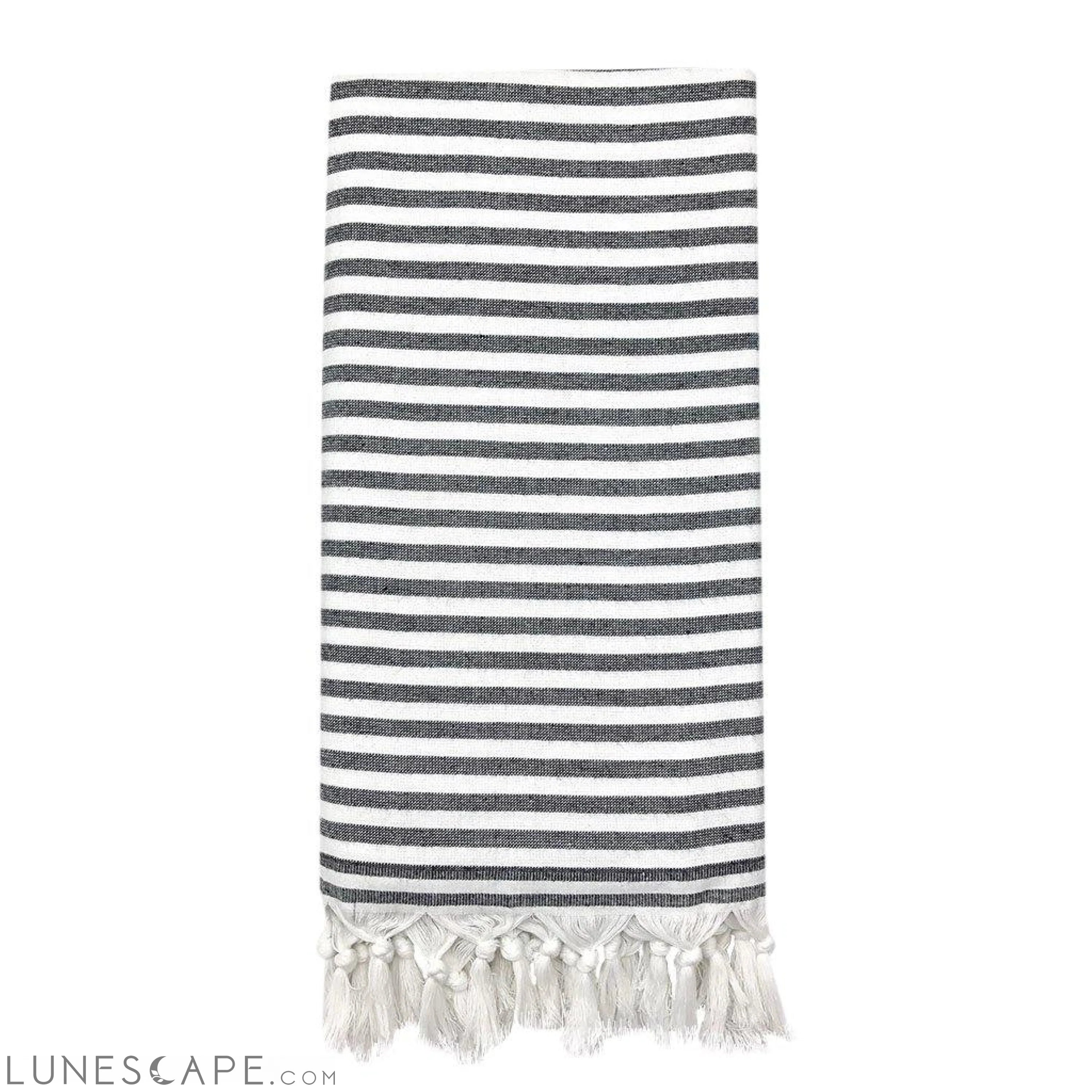 Candy Stripe Terry Turkish Towel LUNESCAPE