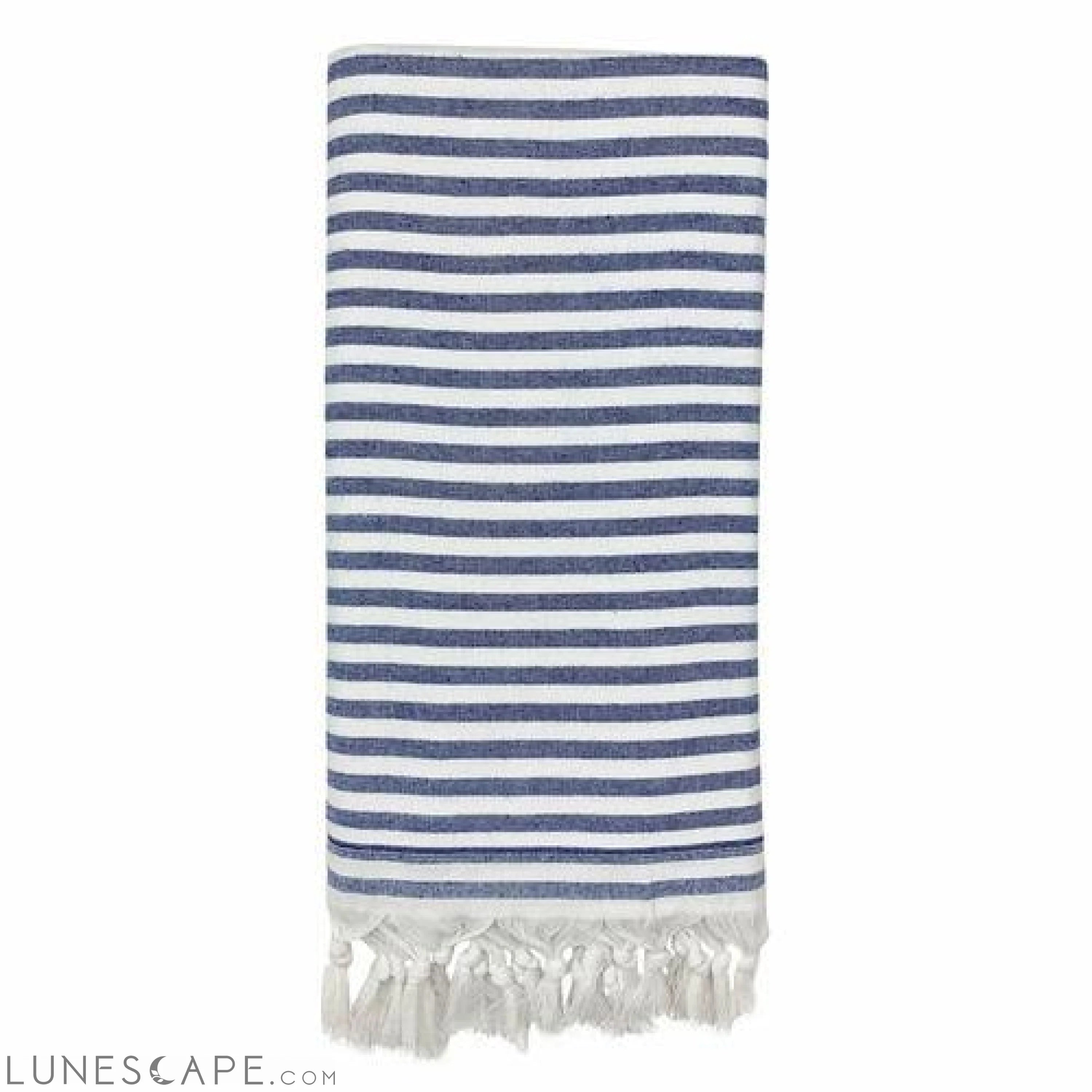 Candy Stripe Terry Turkish Towel LUNESCAPE