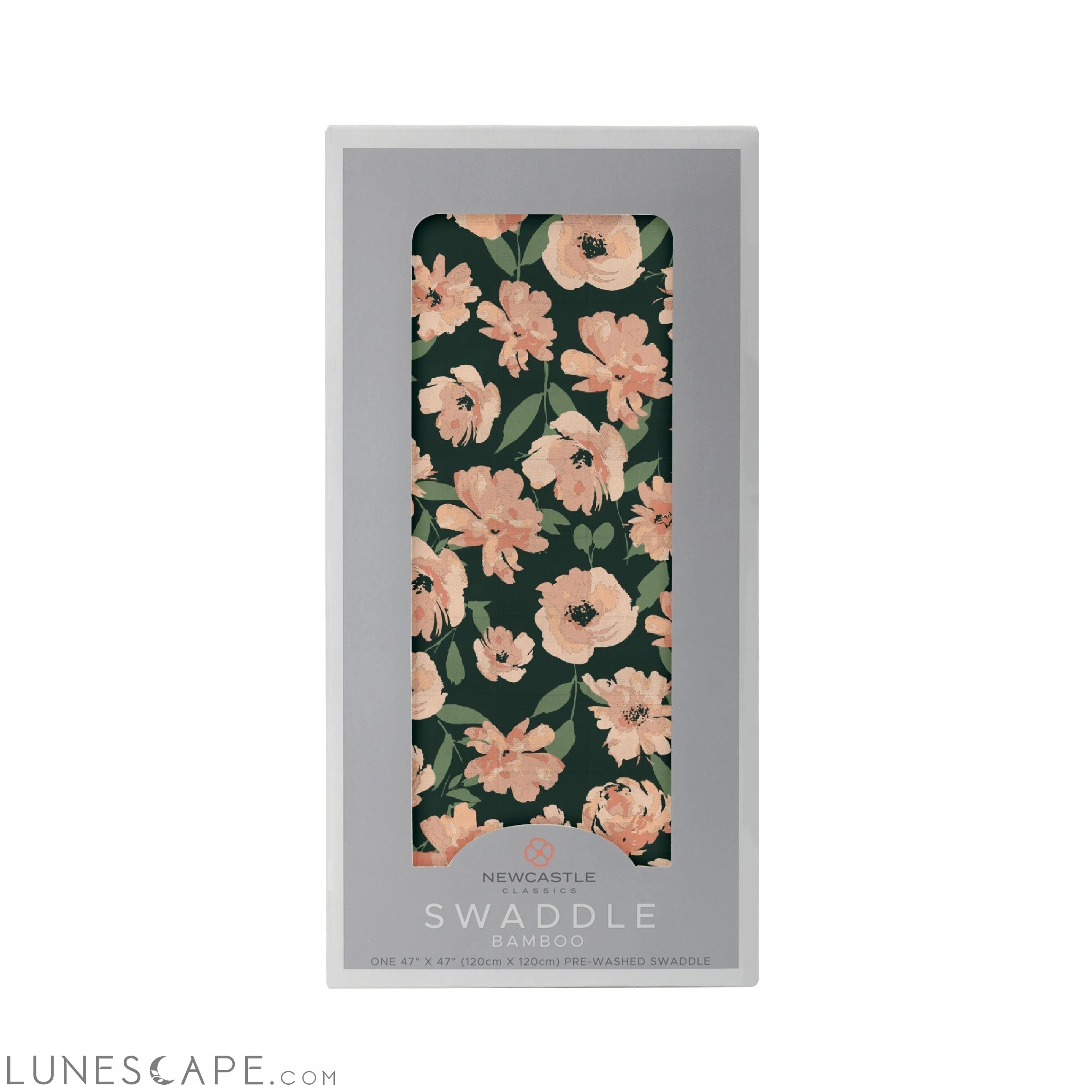 Canyon Sunset Flowers Bamboo Swaddle LUNESCAPE
