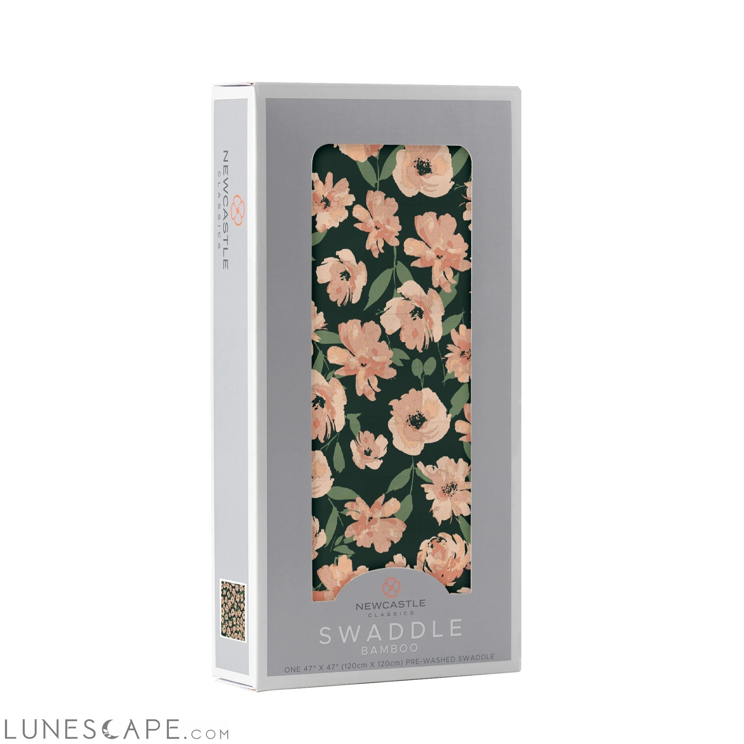 Canyon Sunset Flowers Bamboo Swaddle LUNESCAPE