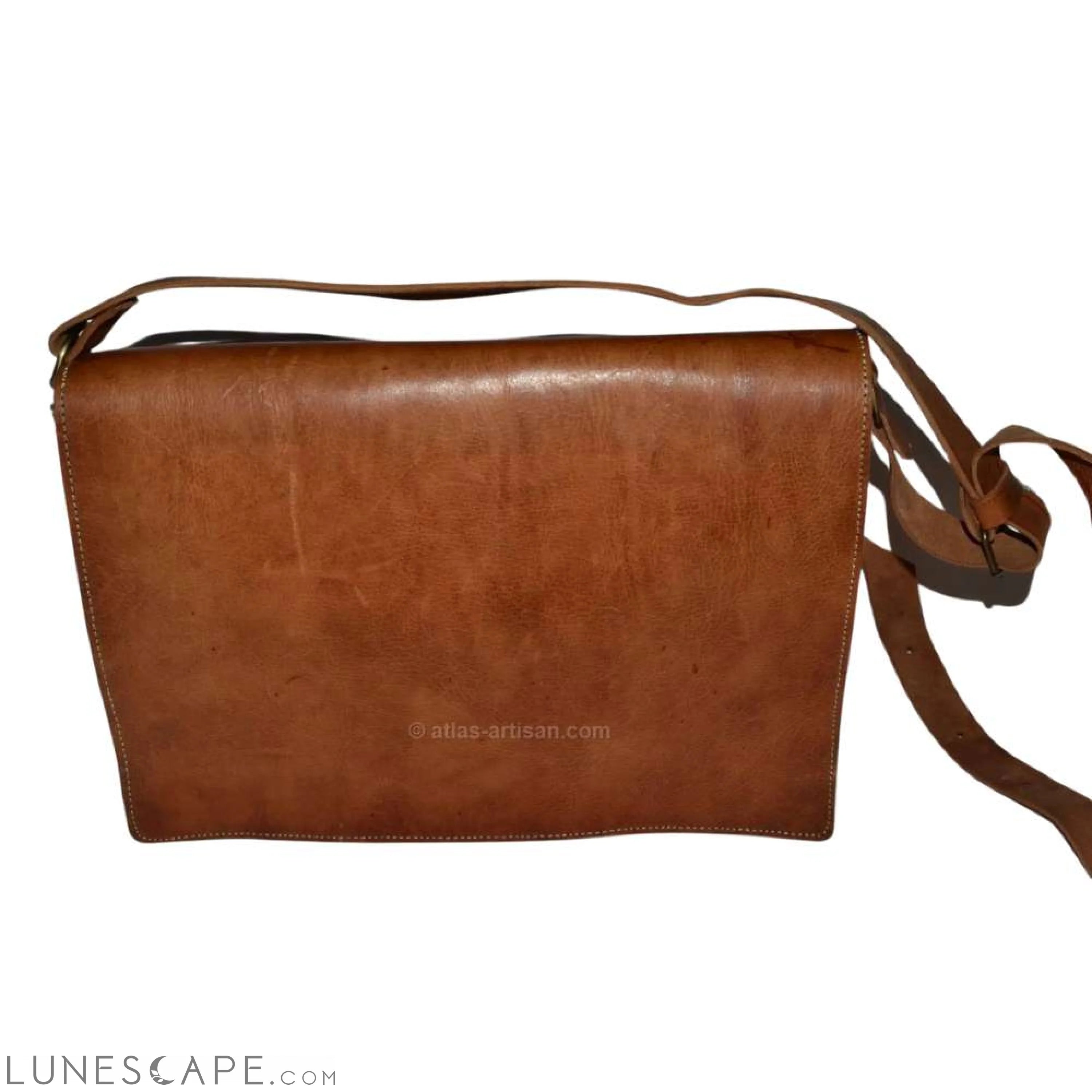 Cartable Facteur Handmade Leather Messenger Bag LUNESCAPE