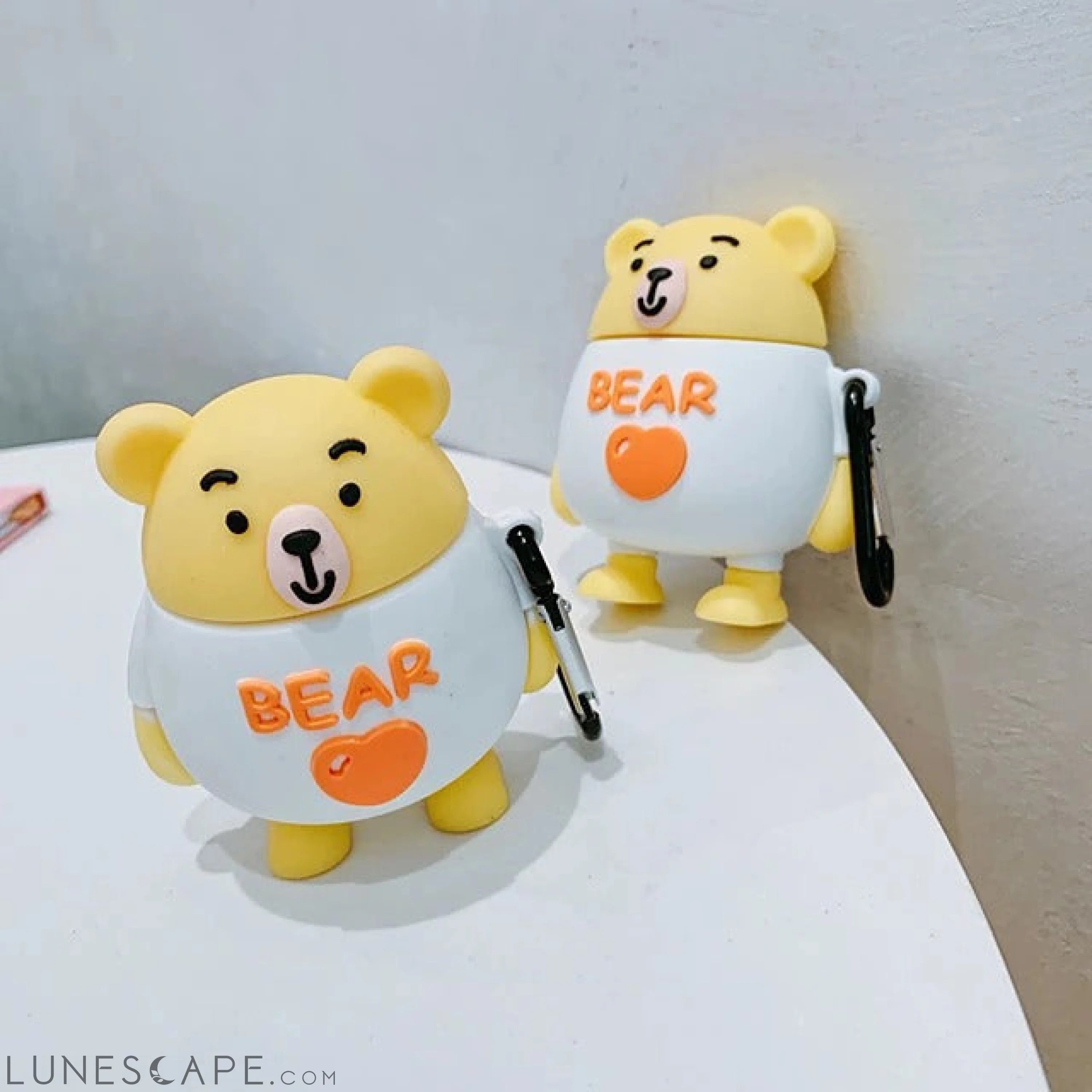 Cartoon Bear AirPods Shockproof Headphone Case LUNESCAPE