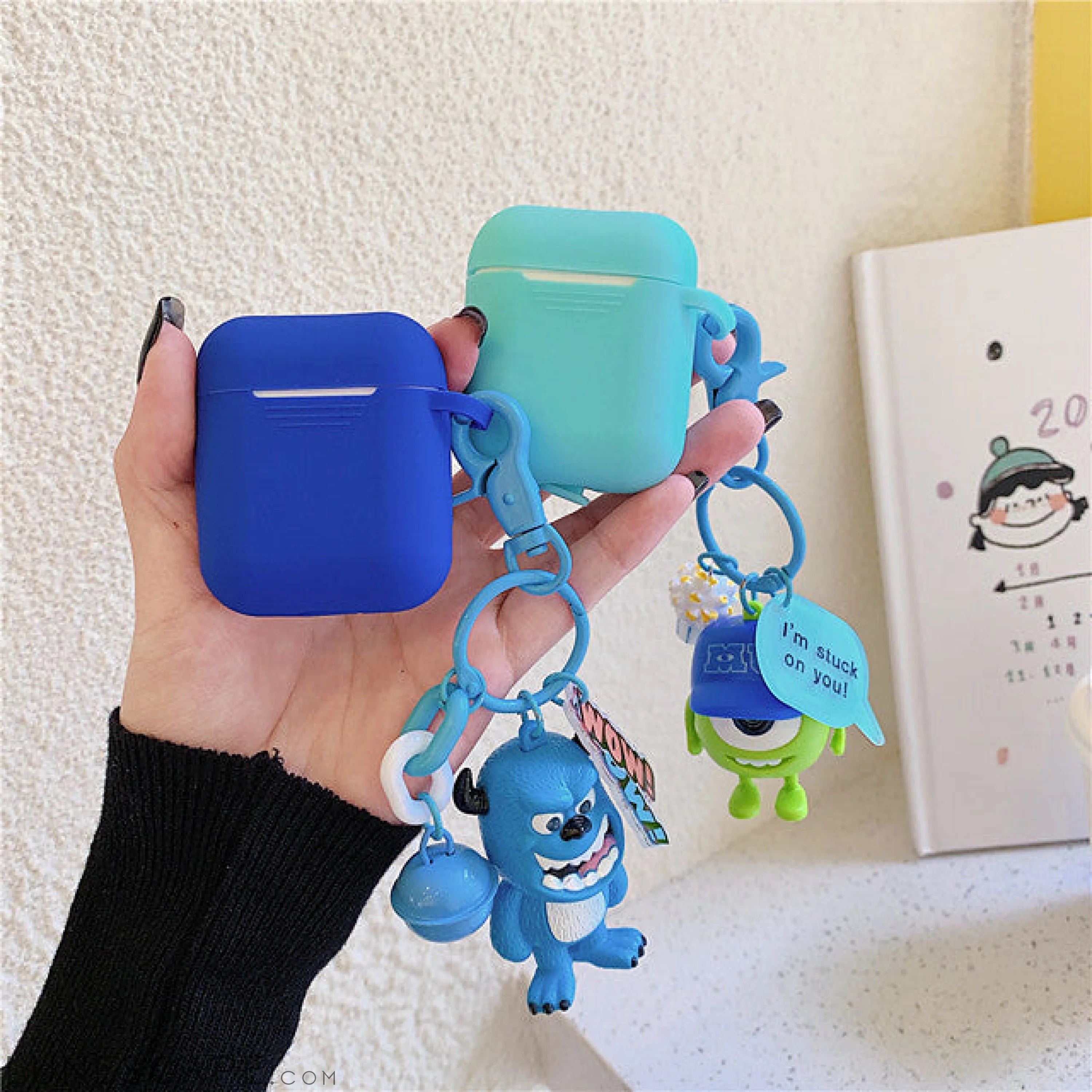 Cartoon Big Eye Boy AirPods Case LUNESCAPE