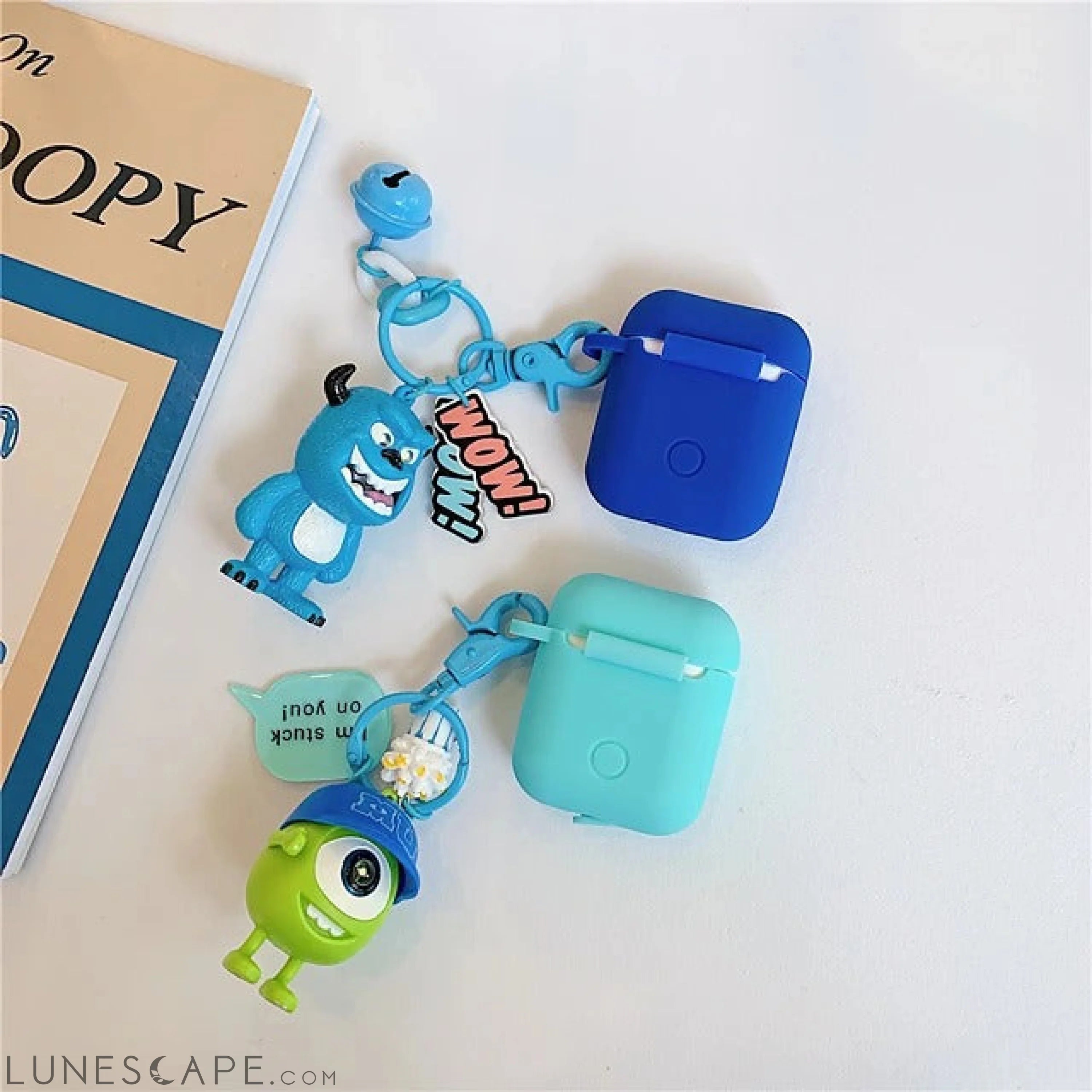 Cartoon Big Eye Boy AirPods Case LUNESCAPE