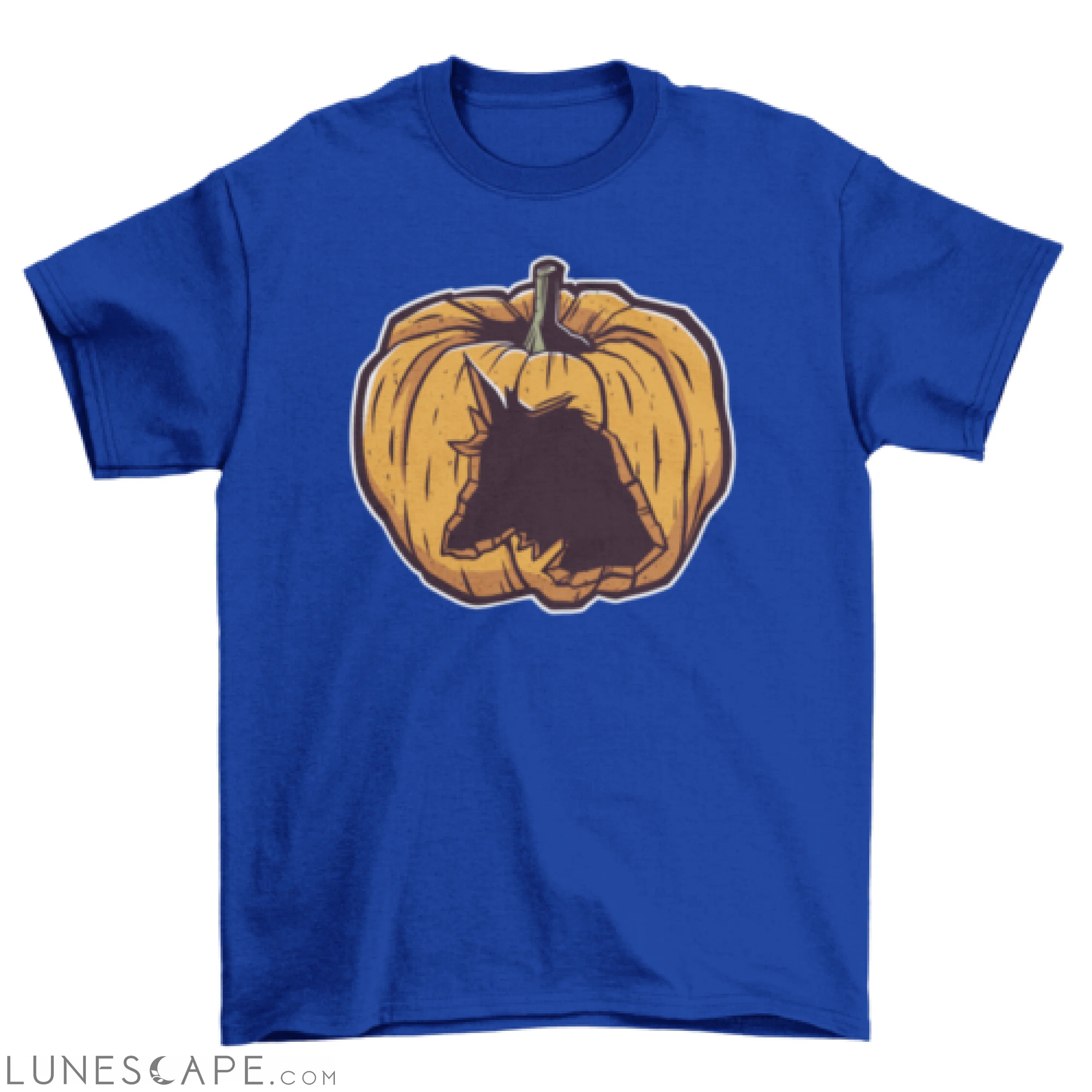 Carved unicorn pumpkin t-shirt LUNESCAPE