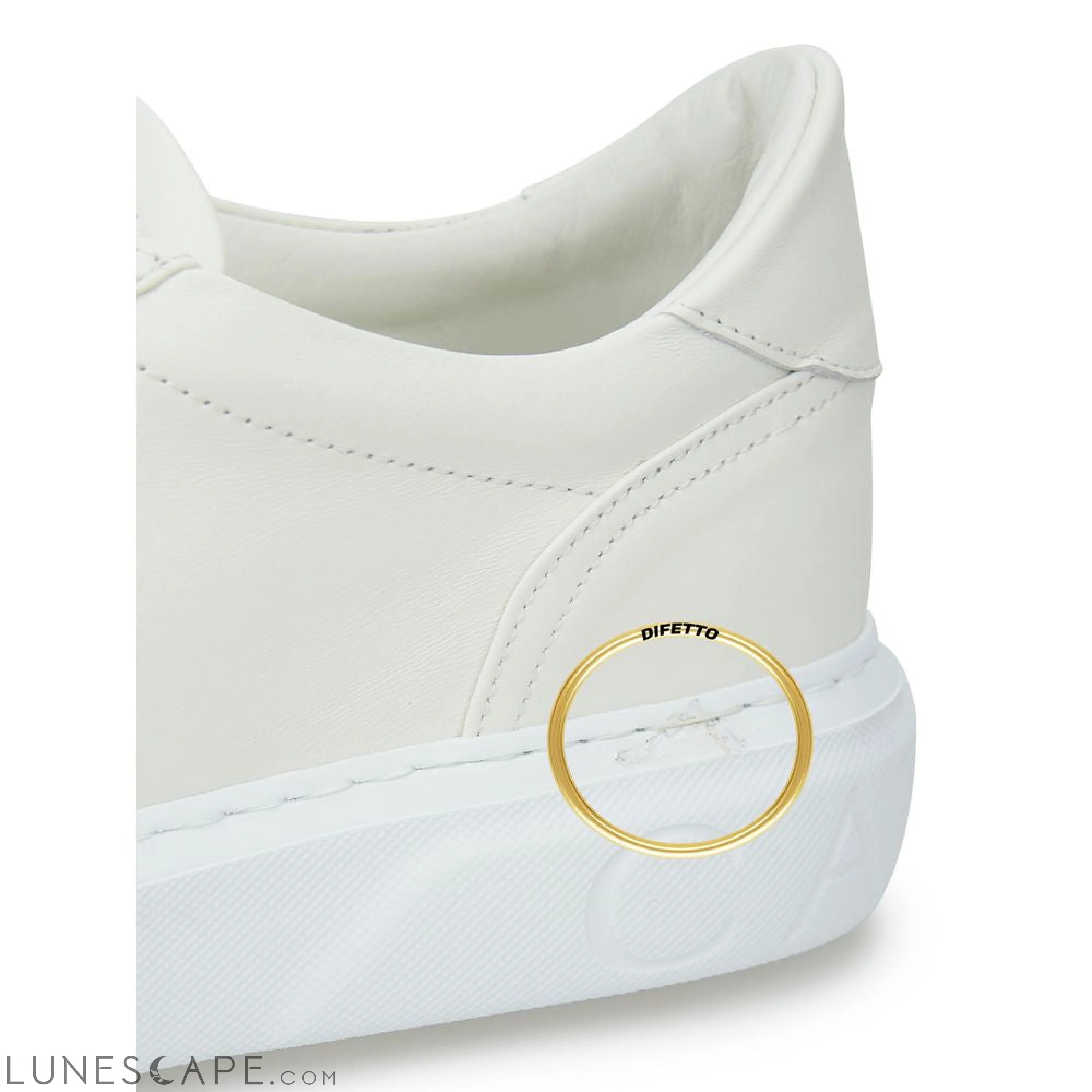 Casadei Sleek White Leather Sneakers LUNESCAPE