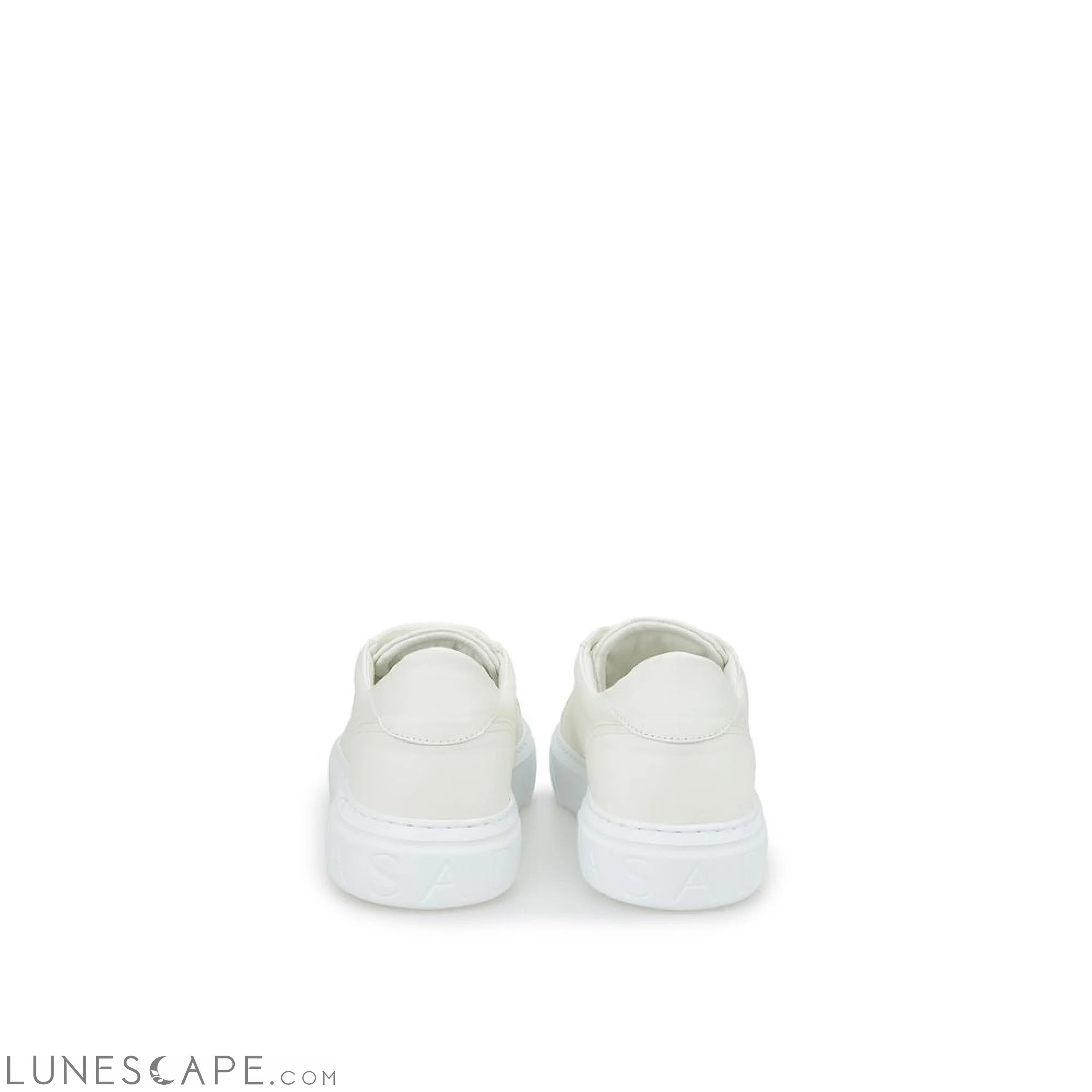 Casadei Sleek White Leather Sneakers LUNESCAPE