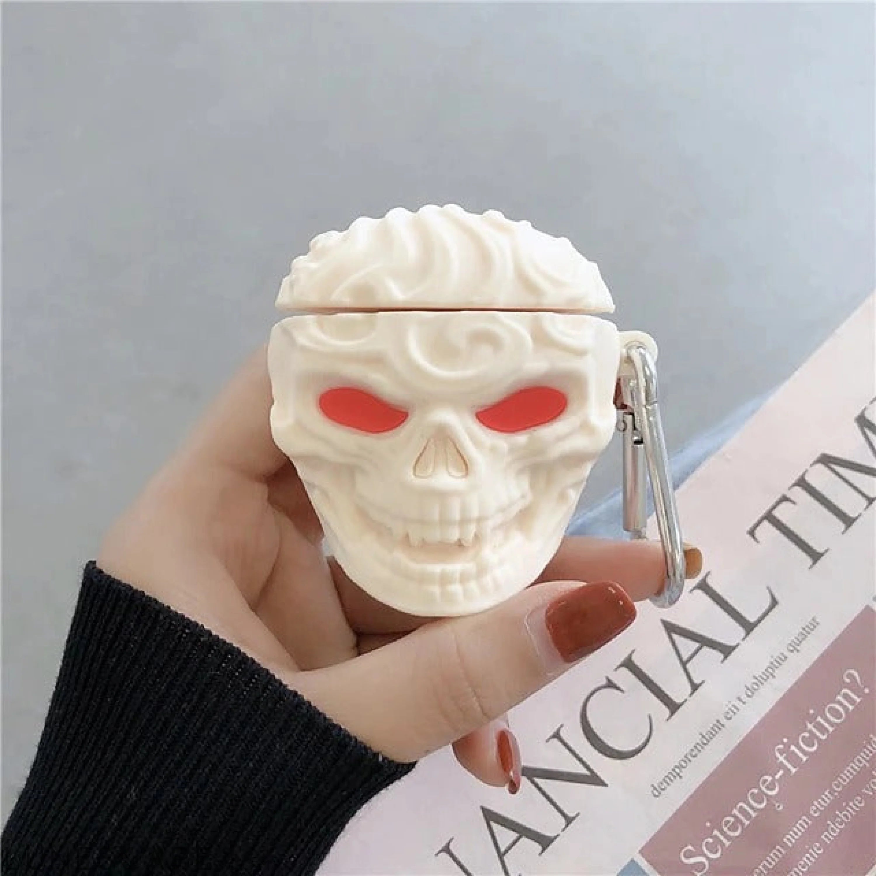 Case For AirPods Cute Devil Dustproof Headphone Case LUNESCAPE