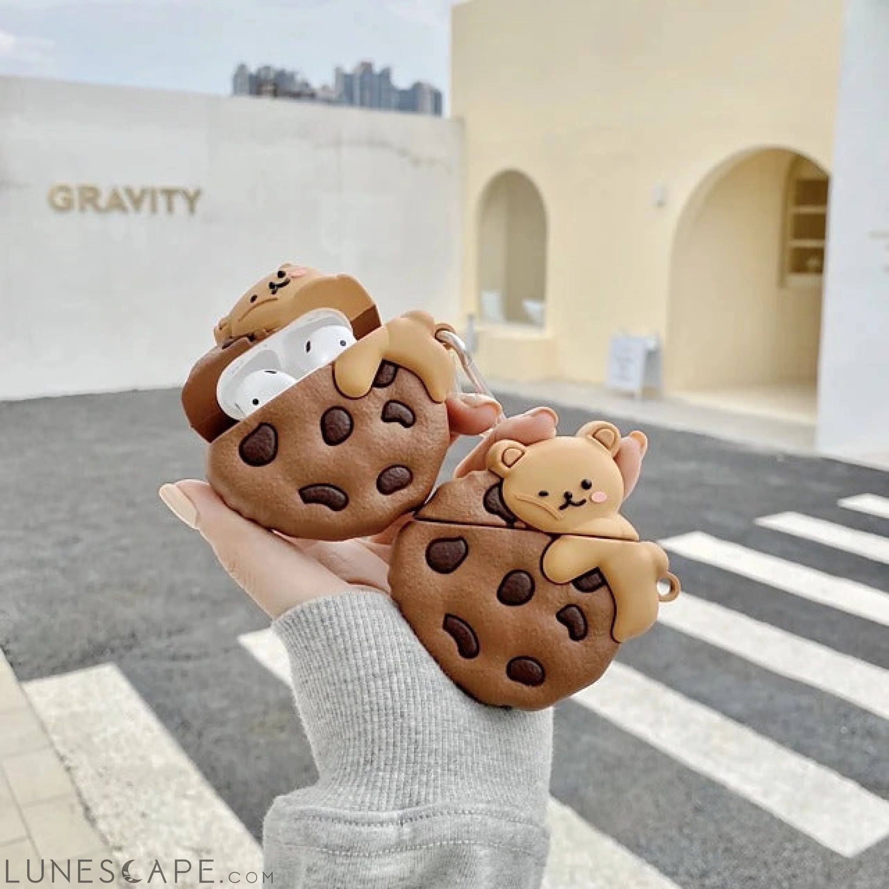 Case For AirPods Cute Headphone Case Soft LUNESCAPE