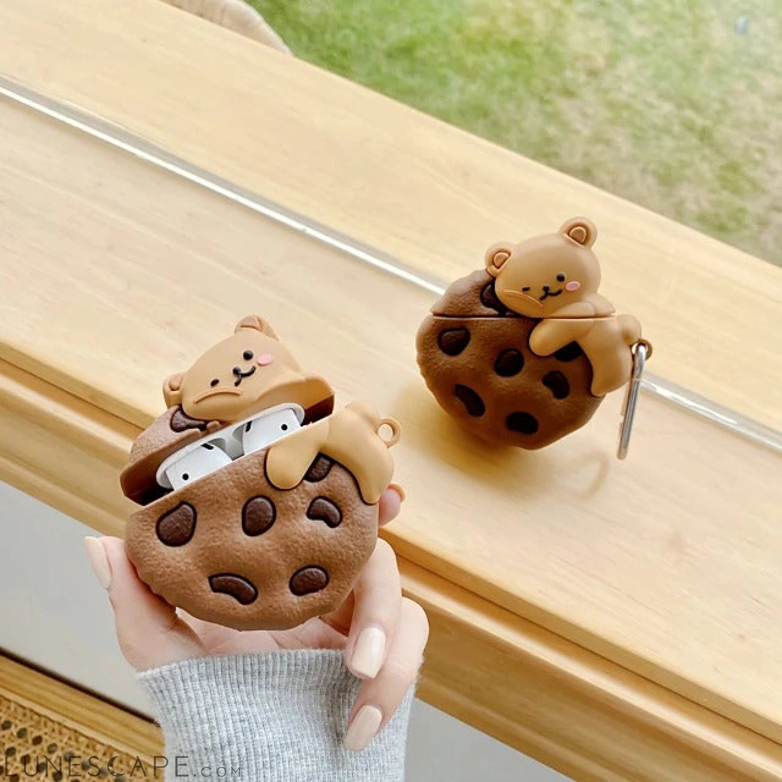 Case For AirPods Cute Headphone Case Soft LUNESCAPE