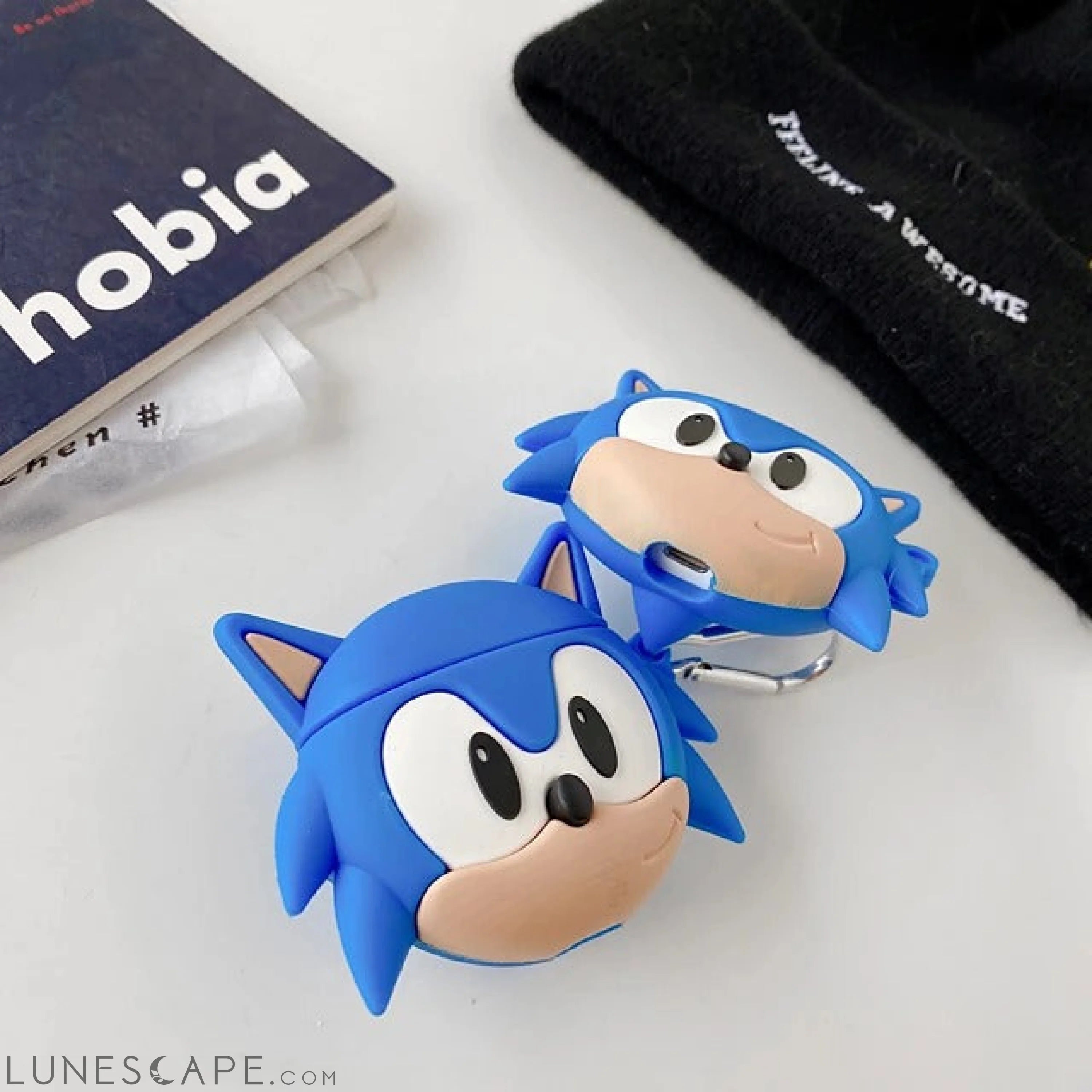 Case For AirPods Cute Headphone Case Soft Sonic airpods case LUNESCAPE