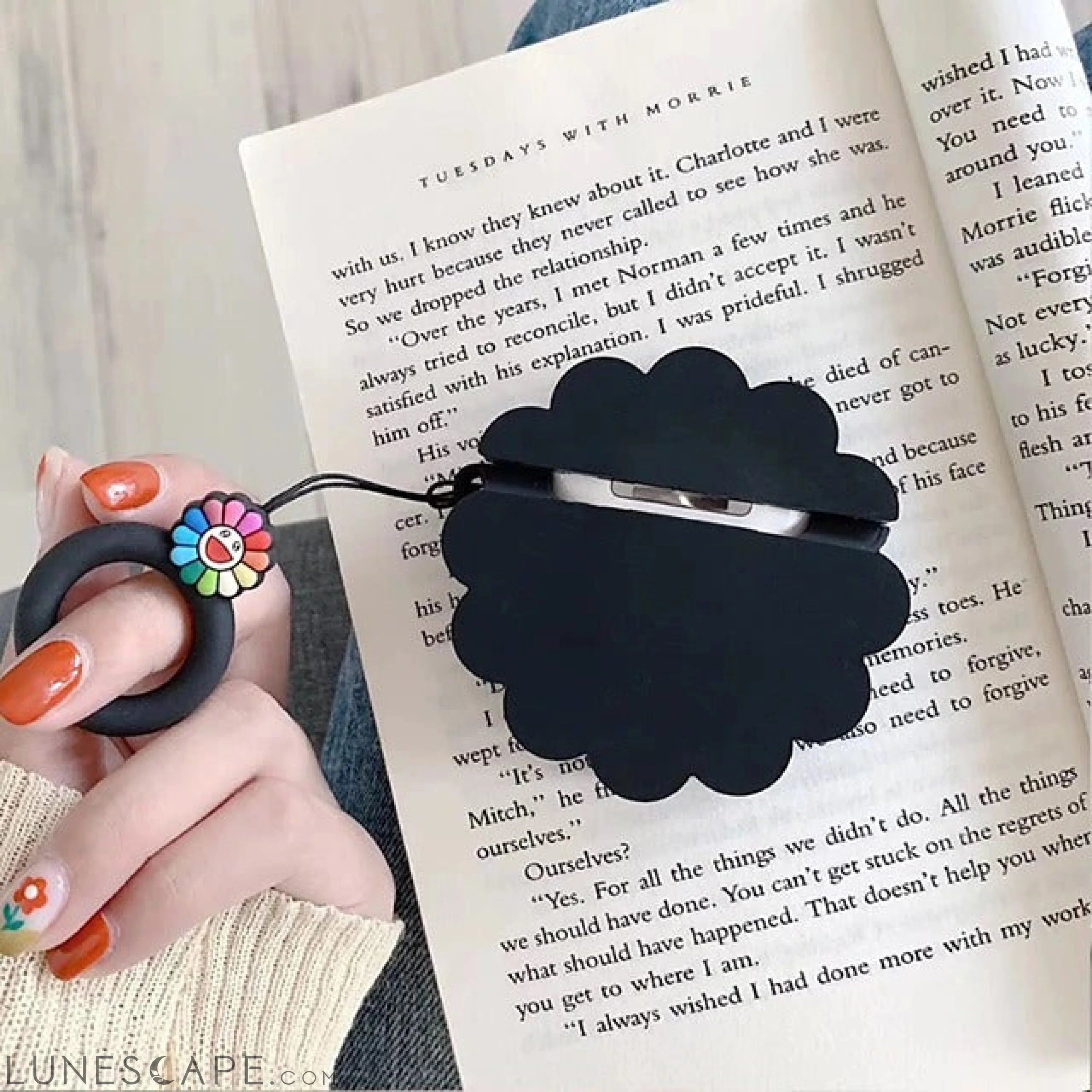Case For AirPods Cute / Shockproof / Dustproof Headphone Case Soft LUNESCAPE