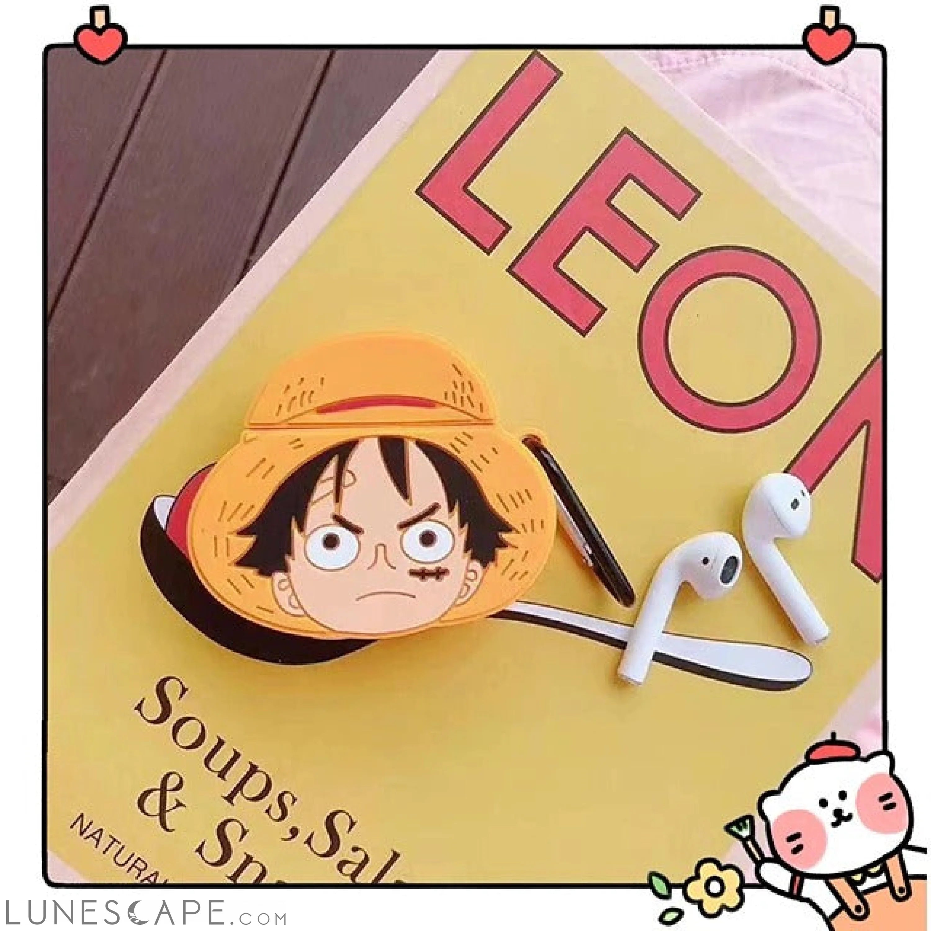 Case For AirPods Dustproof Headphone Case Soft LUNESCAPE