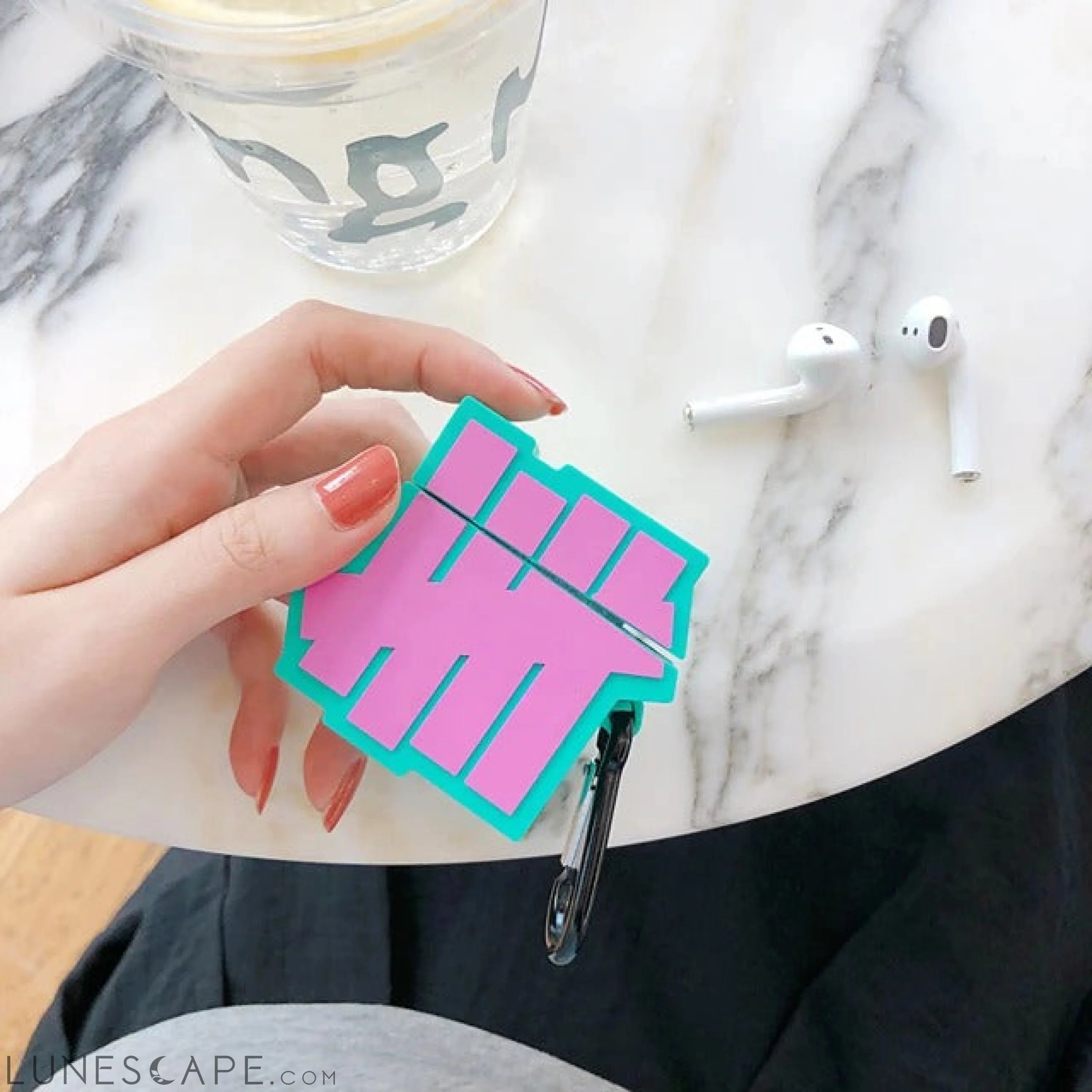 Case For AirPods Pattern / Cool Headphone Case Soft LUNESCAPE