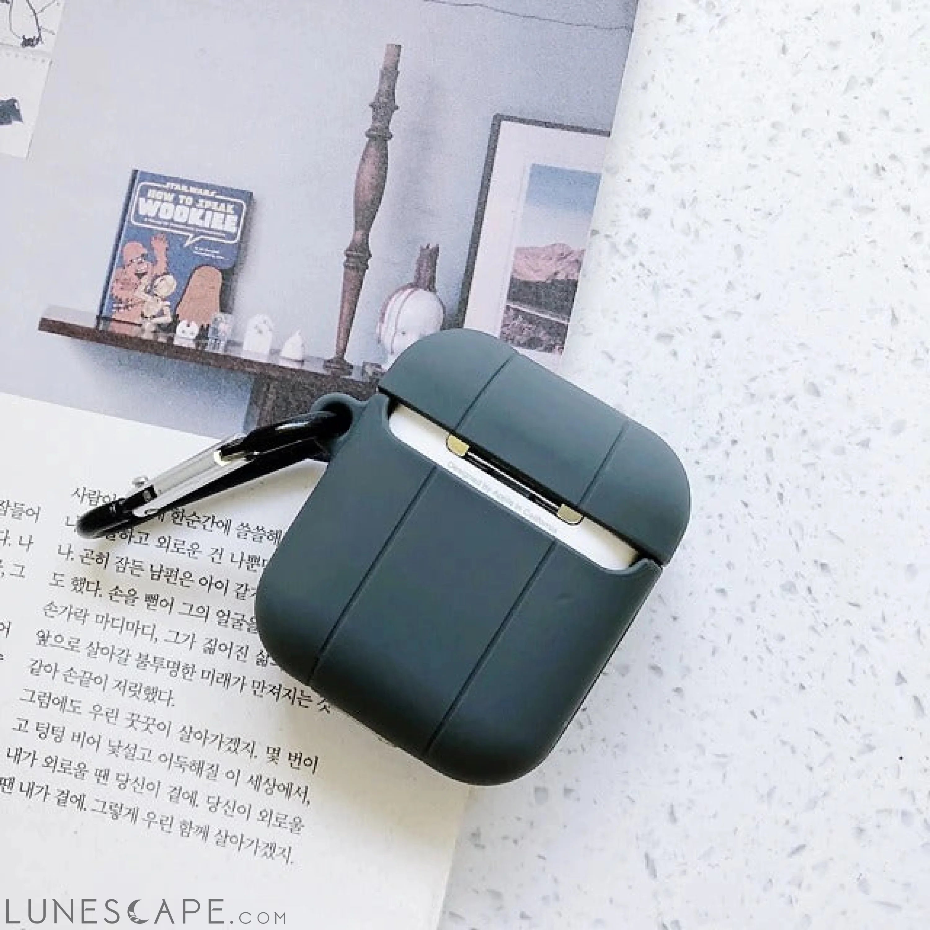 Case For AirPods Shockproof Headphone Case Soft LUNESCAPE