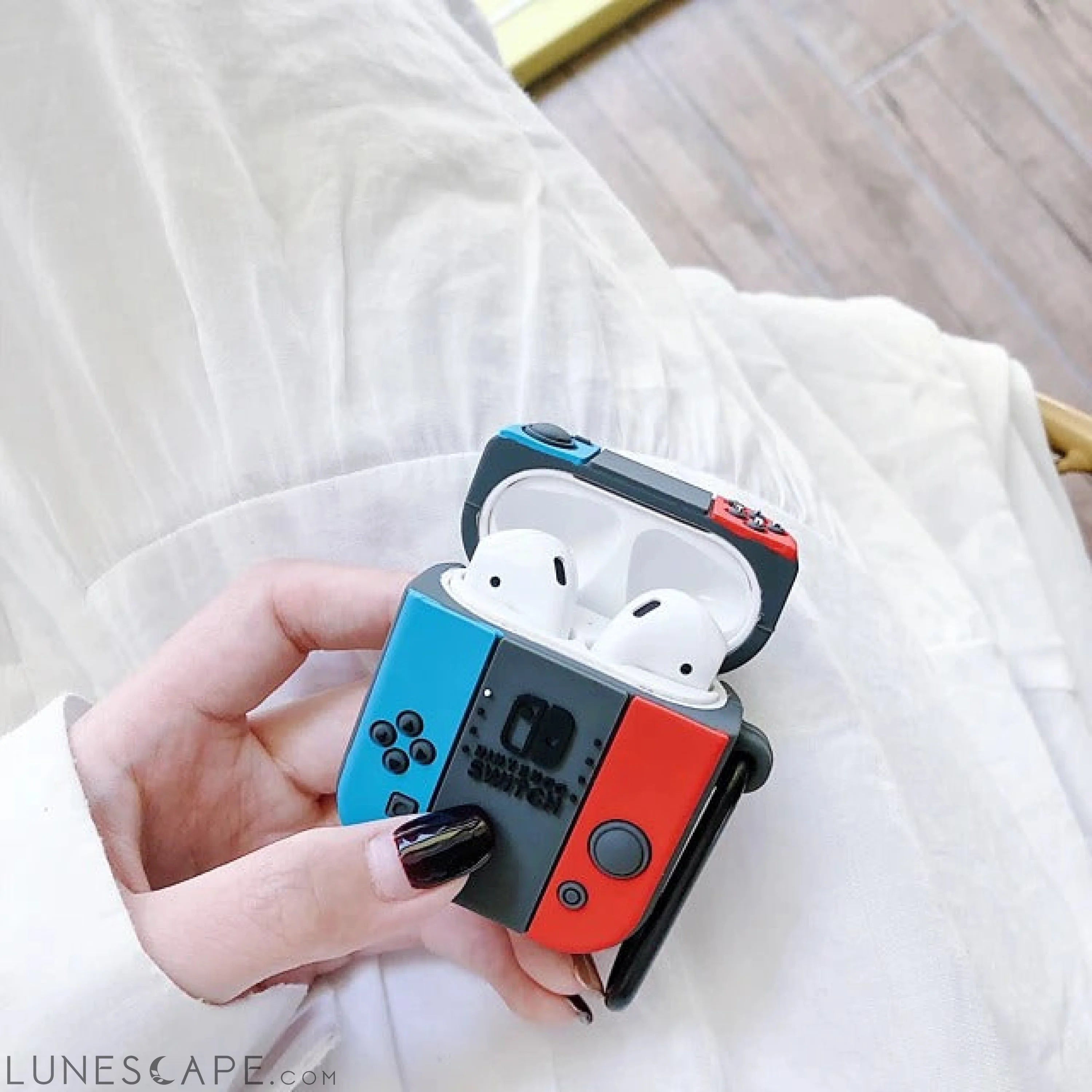 Case For AirPods Shockproof Headphone Case Soft LUNESCAPE