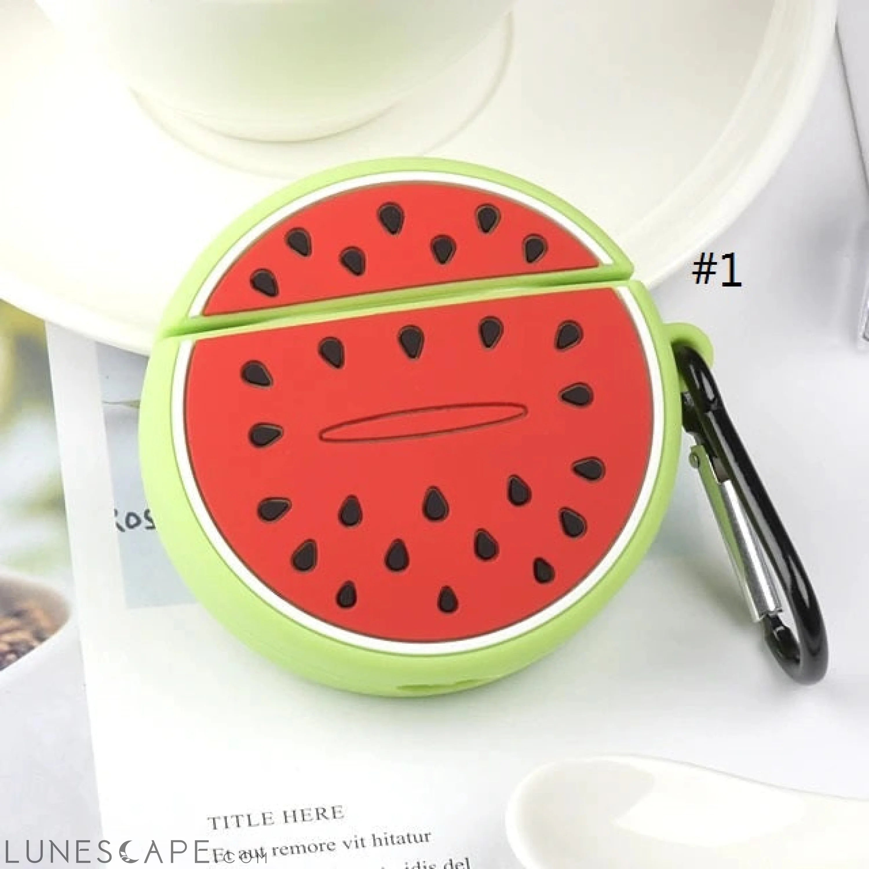 Case For Apple scene map AirPods 1/2 universal fruit pattern LUNESCAPE