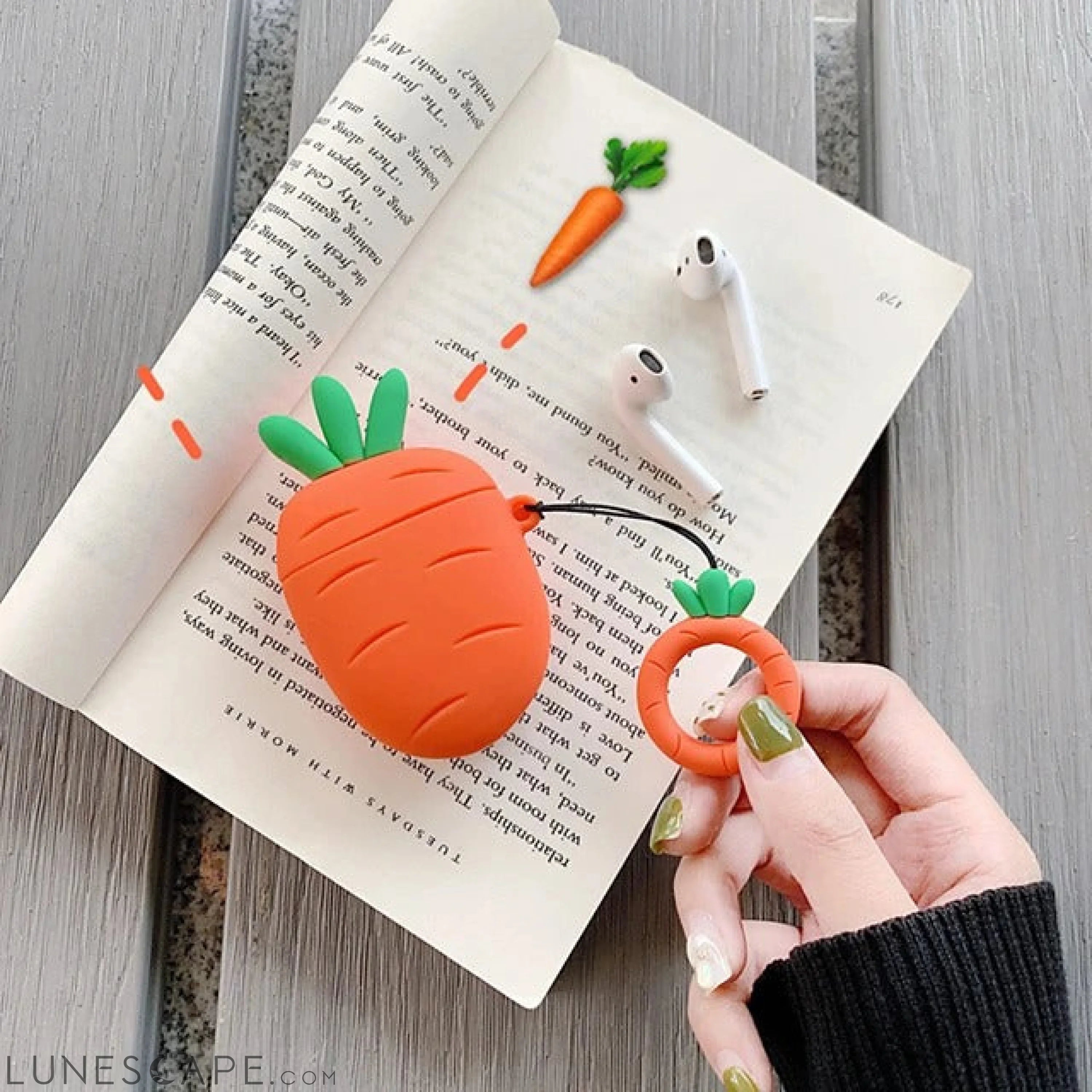 Catcus AirPods Headphone Case Carrot AirPods Case LUNESCAPE