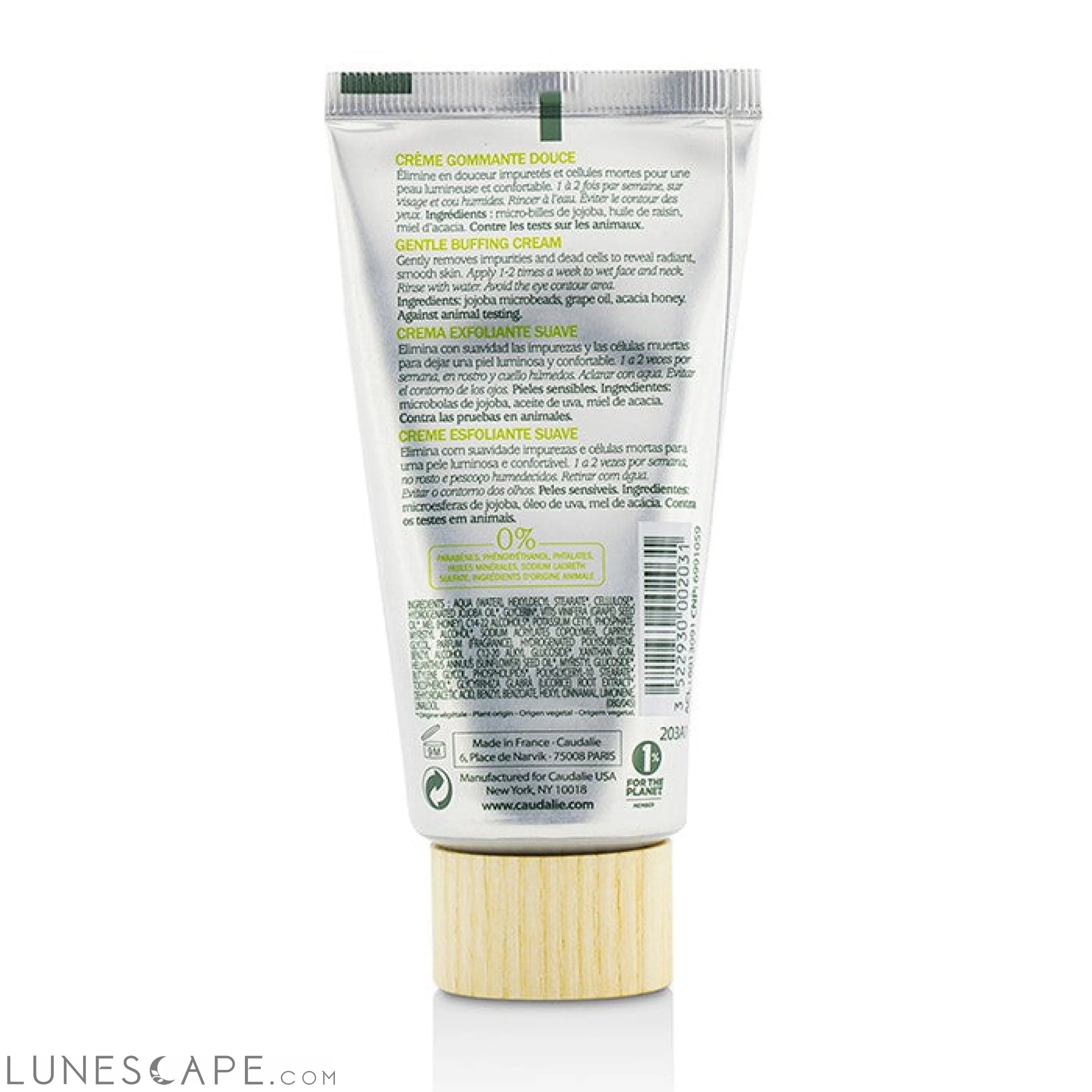 CAUDALIE - Gentle Buffing Cream - Sensitive Skin LUNESCAPE