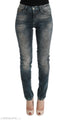 Cavalli Chic - Jean slim bleu délavé