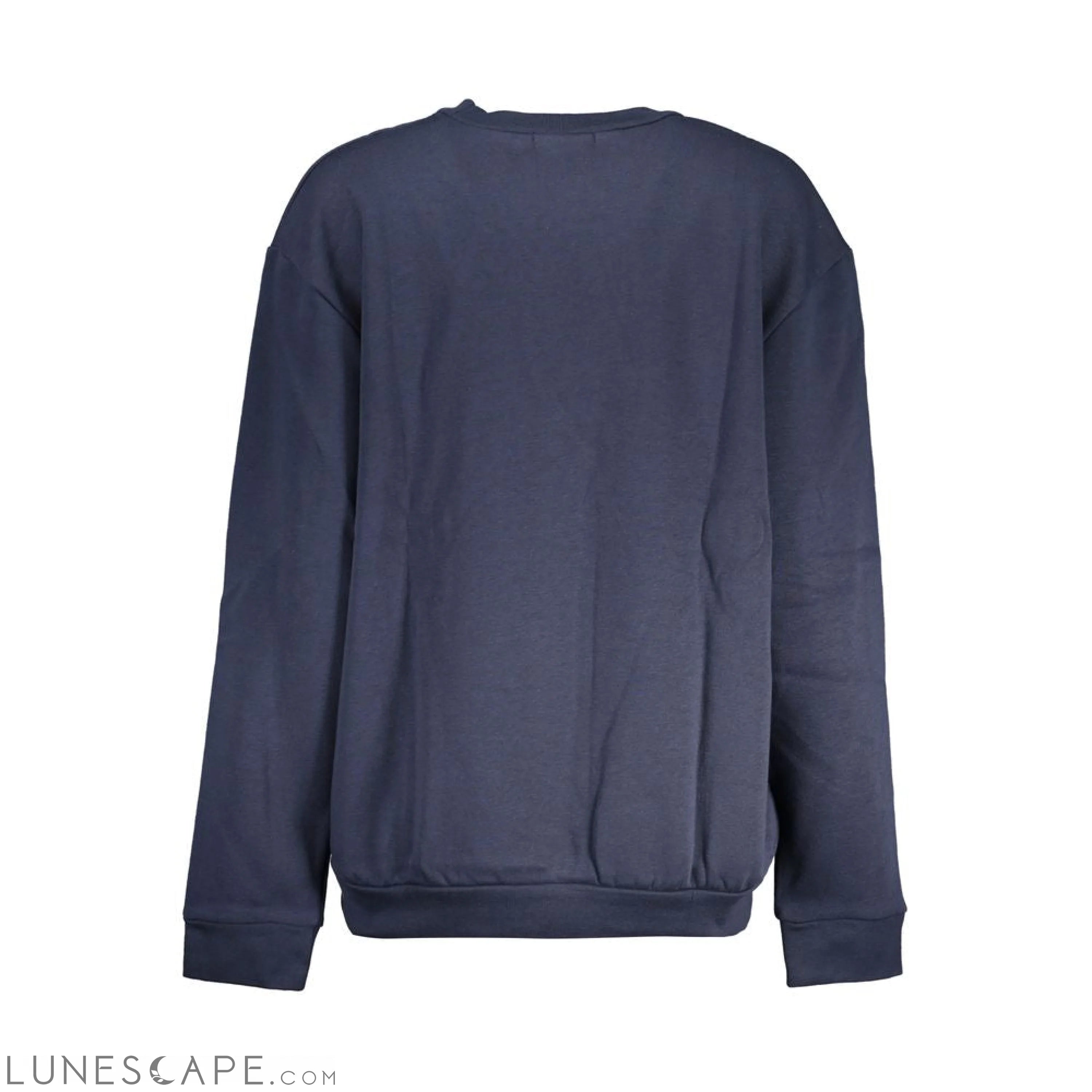 Cavalli Class Elegant Blue Fleece Crew Neck Sweatshirt LUNESCAPE