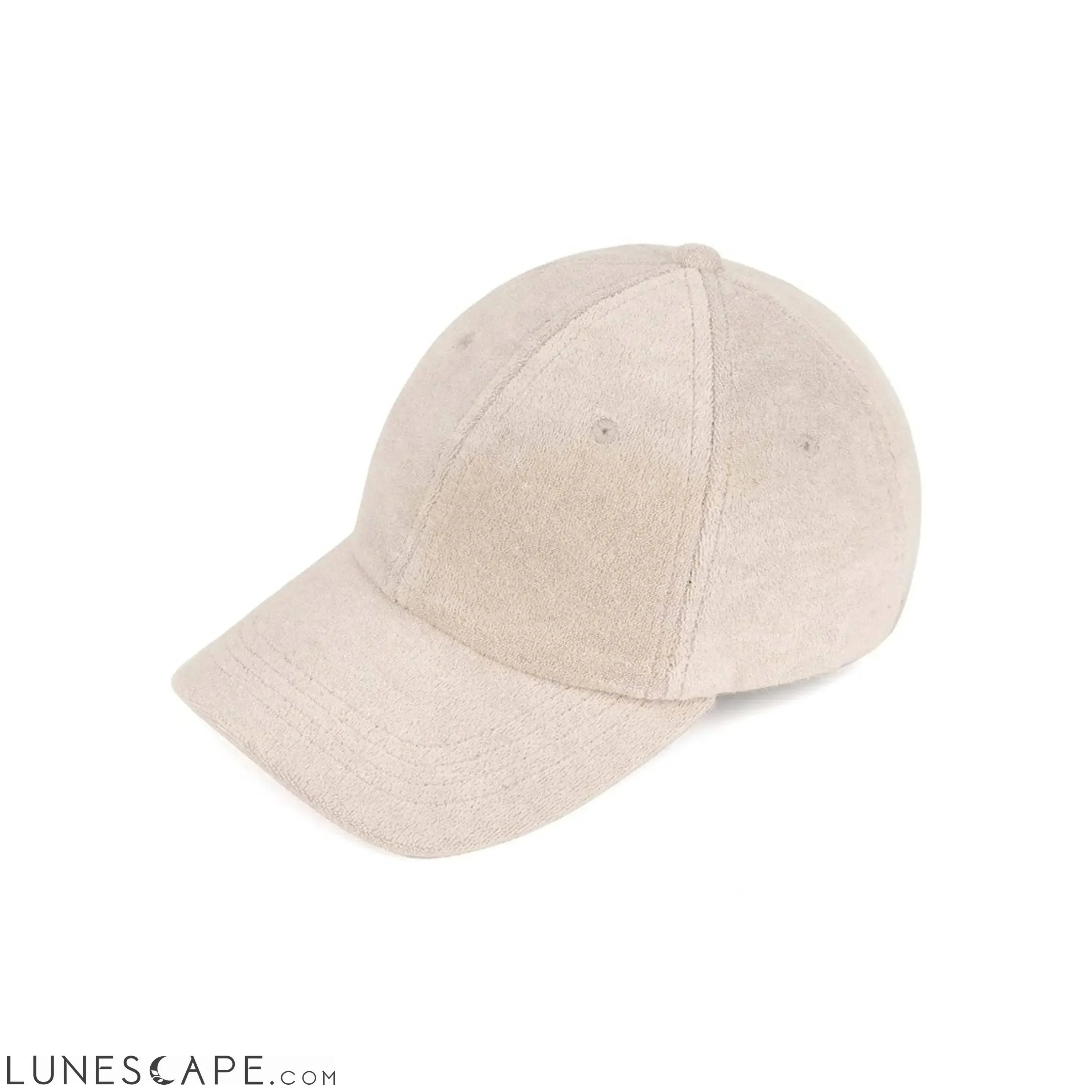 CC Terry Cloth Women Baseball Trucker Cap Low Ponytail Hat LUNESCAPE
