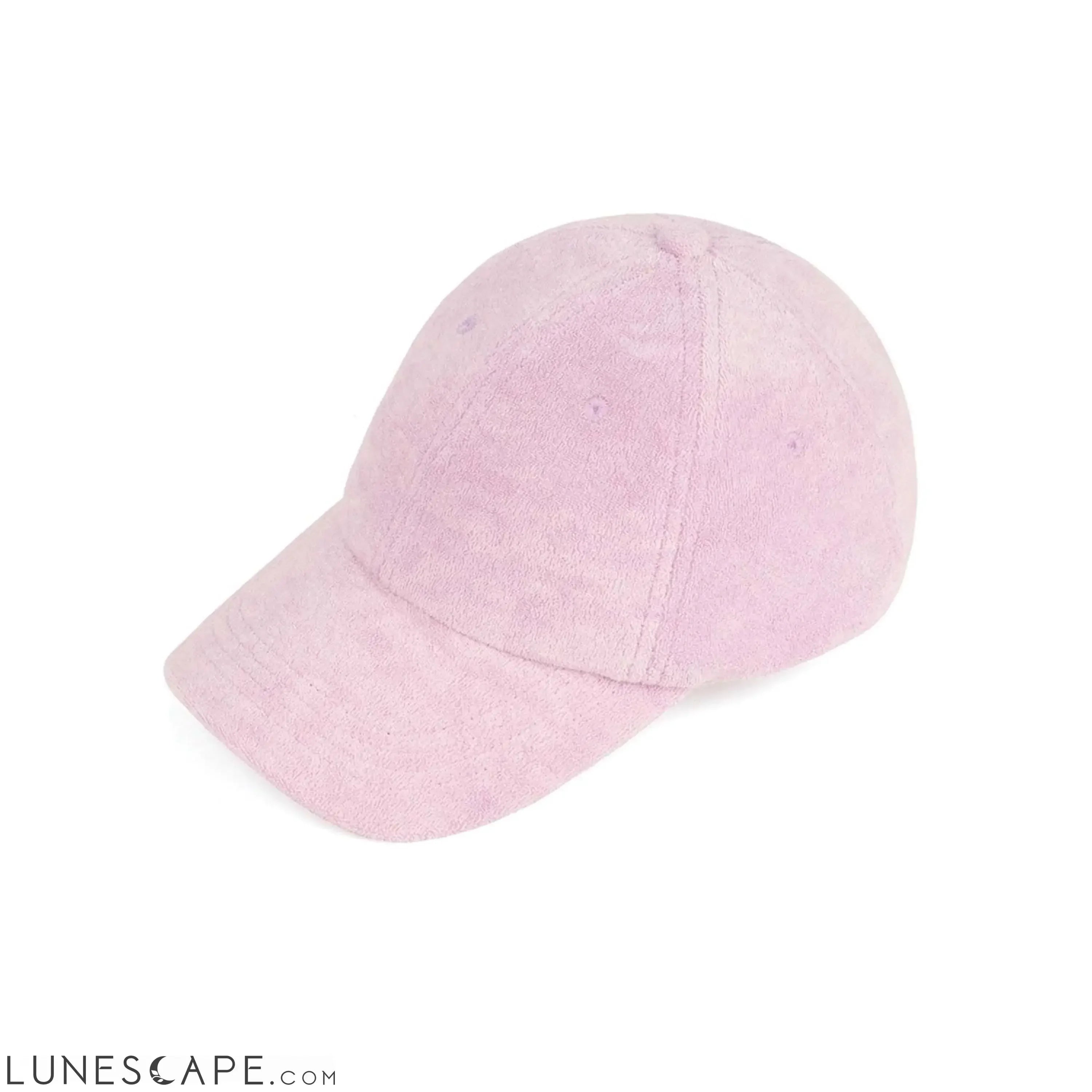 CC Terry Cloth Women Baseball Trucker Cap Low Ponytail Hat LUNESCAPE