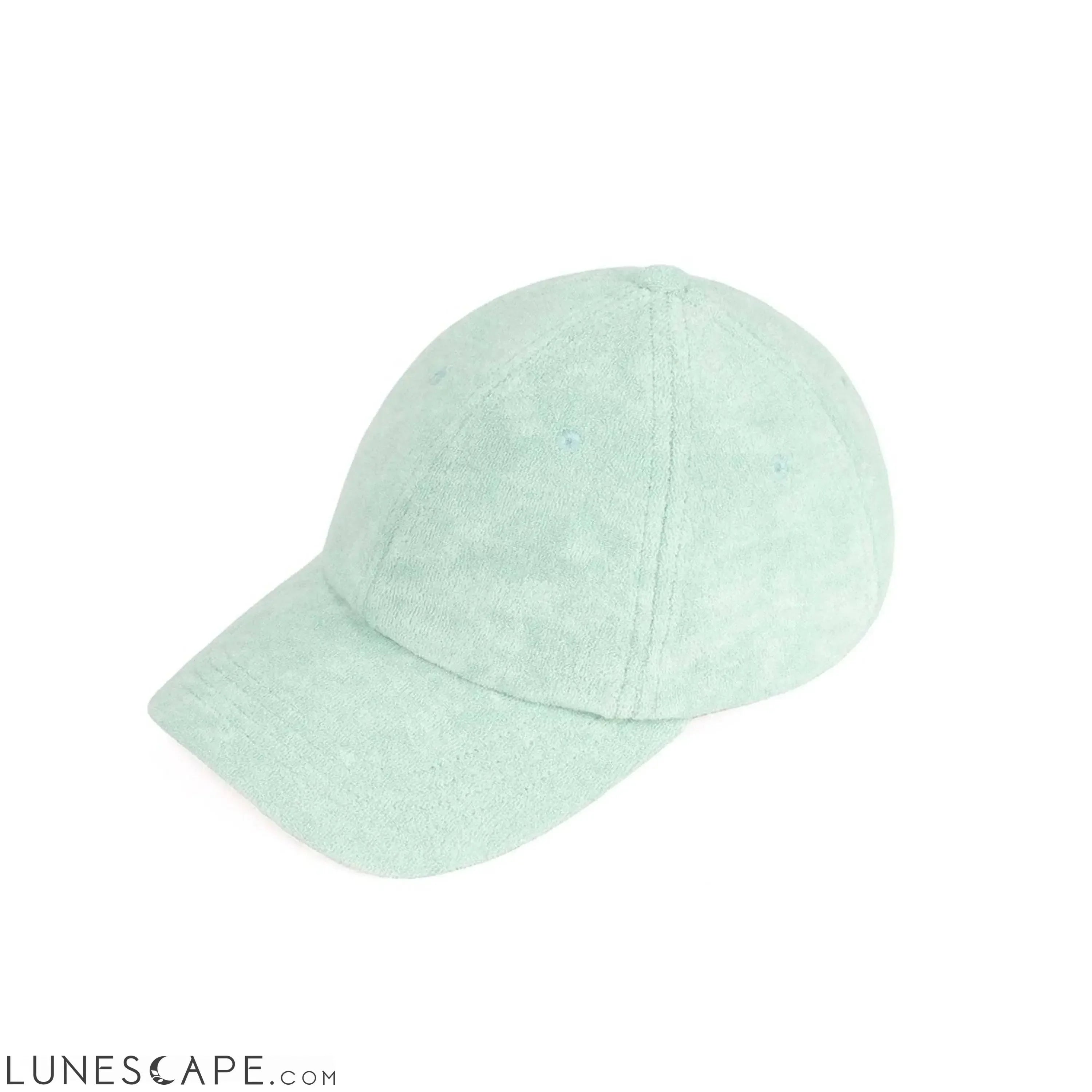 CC Terry Cloth Women Baseball Trucker Cap Low Ponytail Hat LUNESCAPE