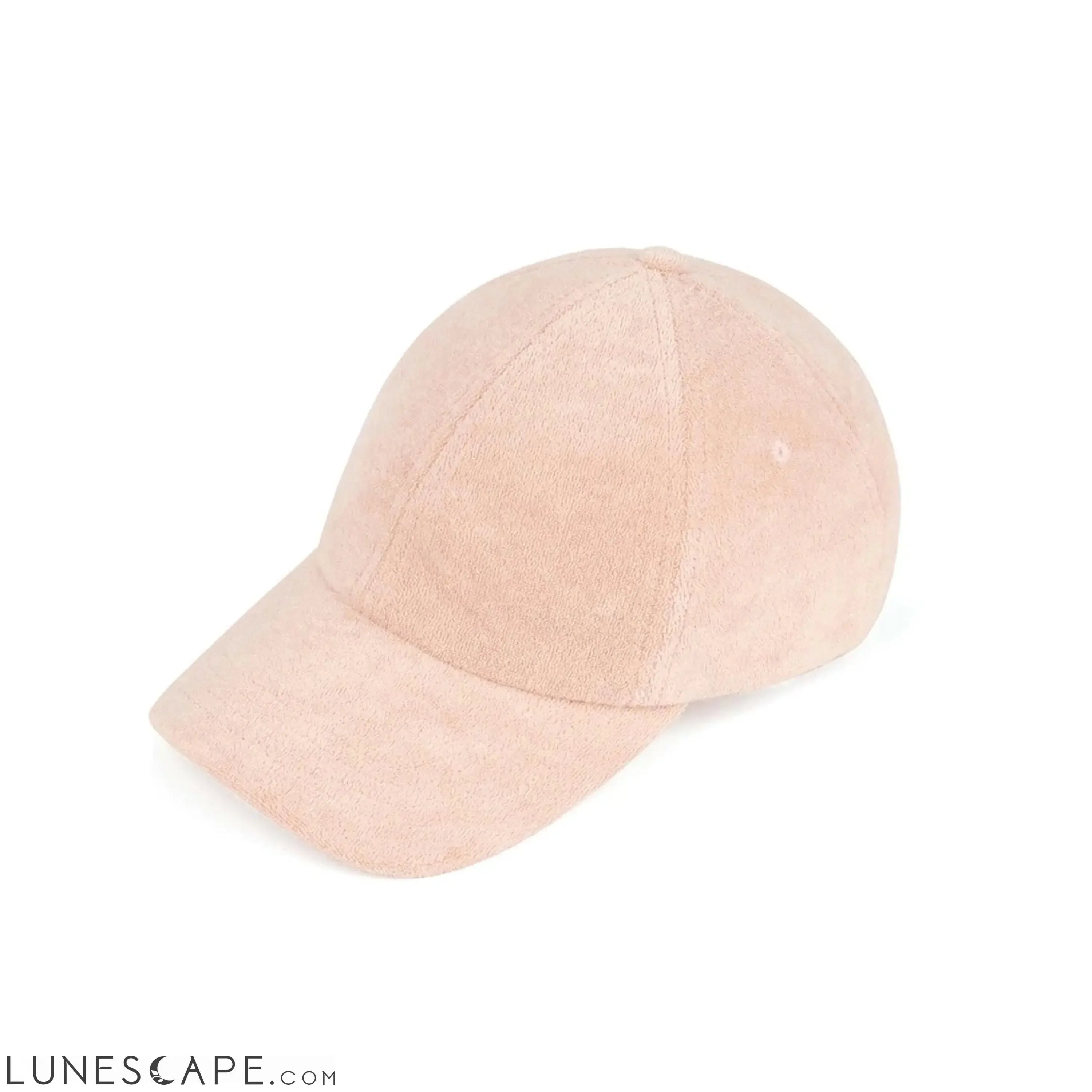 CC Terry Cloth Women Baseball Trucker Cap Low Ponytail Hat LUNESCAPE
