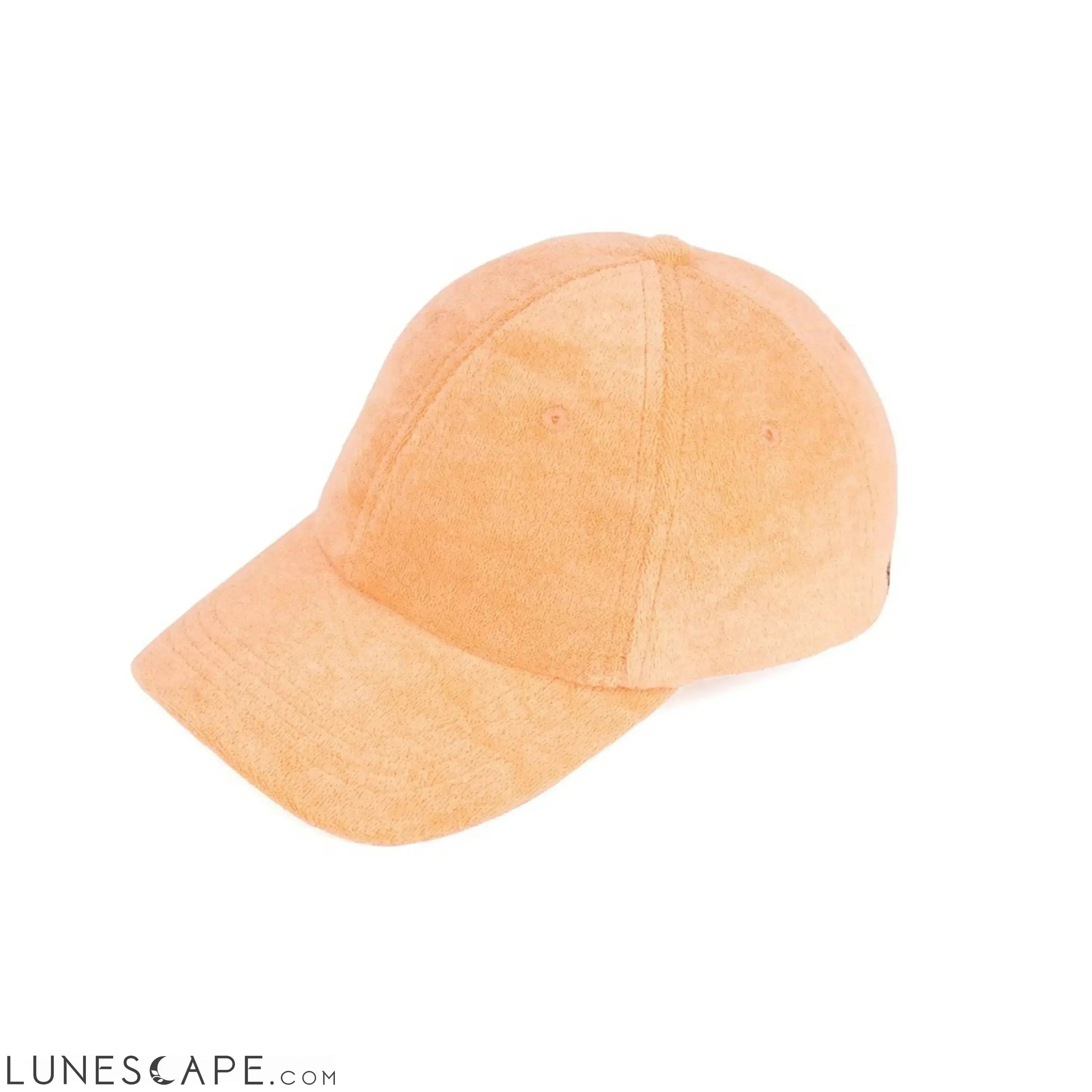 CC Terry Cloth Women Baseball Trucker Cap Low Ponytail Hat LUNESCAPE