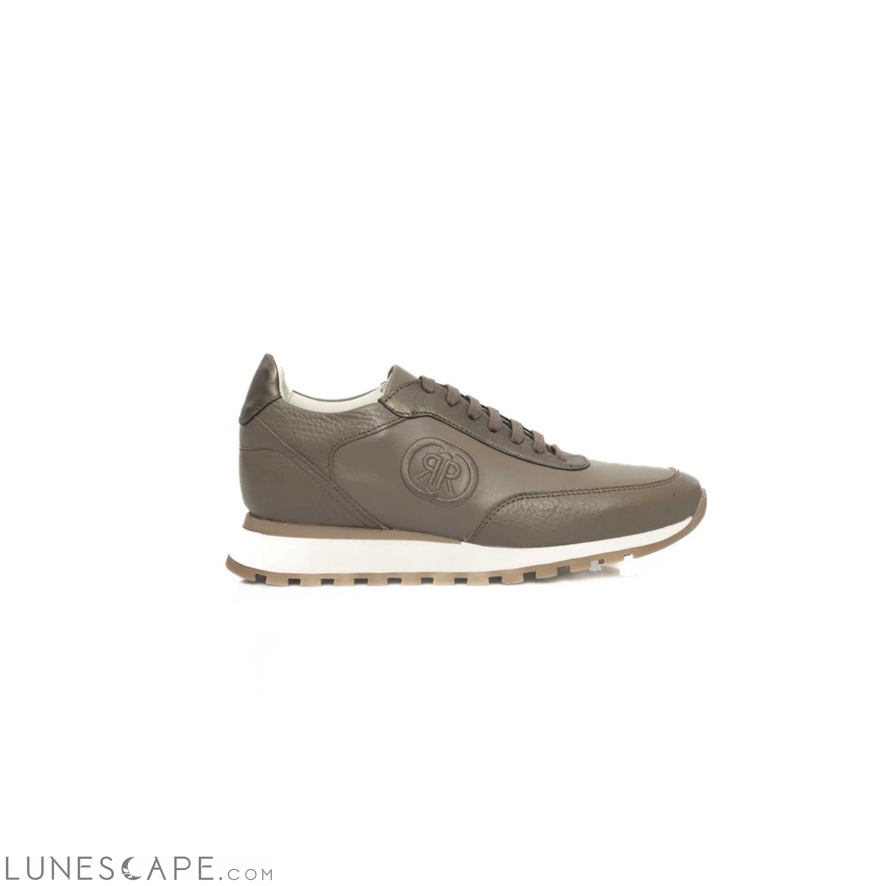 Cerruti 1881 Beige Cowhide Women Platform Sneaker LUNESCAPE