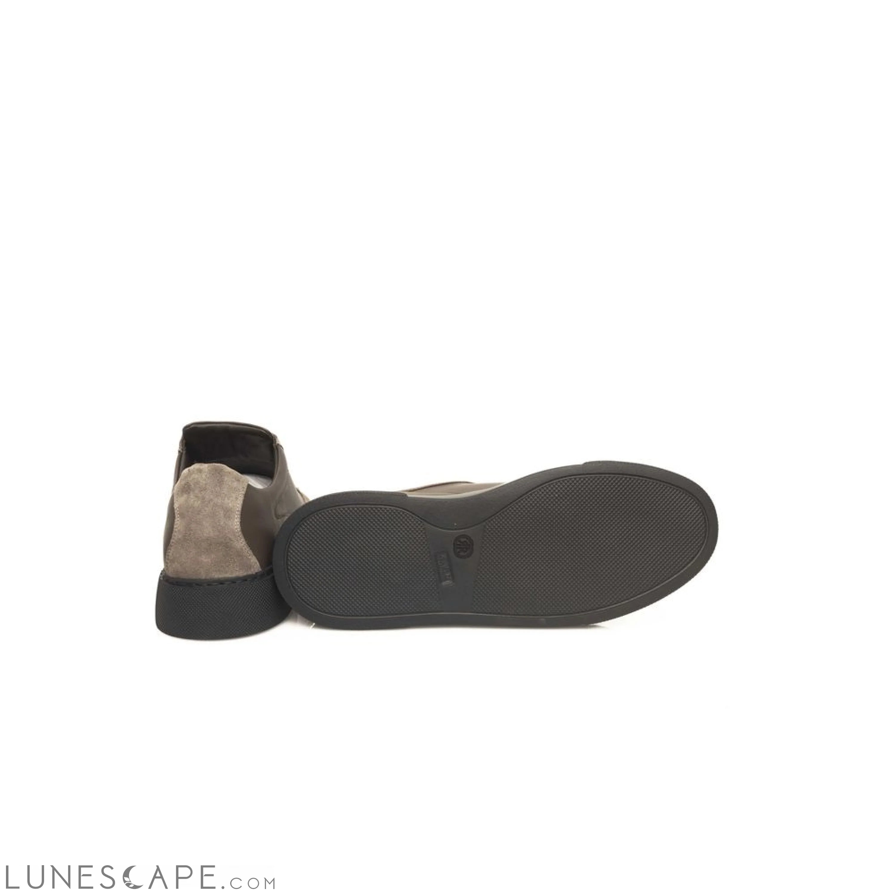 Cerruti 1881 Beige Leather Men Sneaker LUNESCAPE