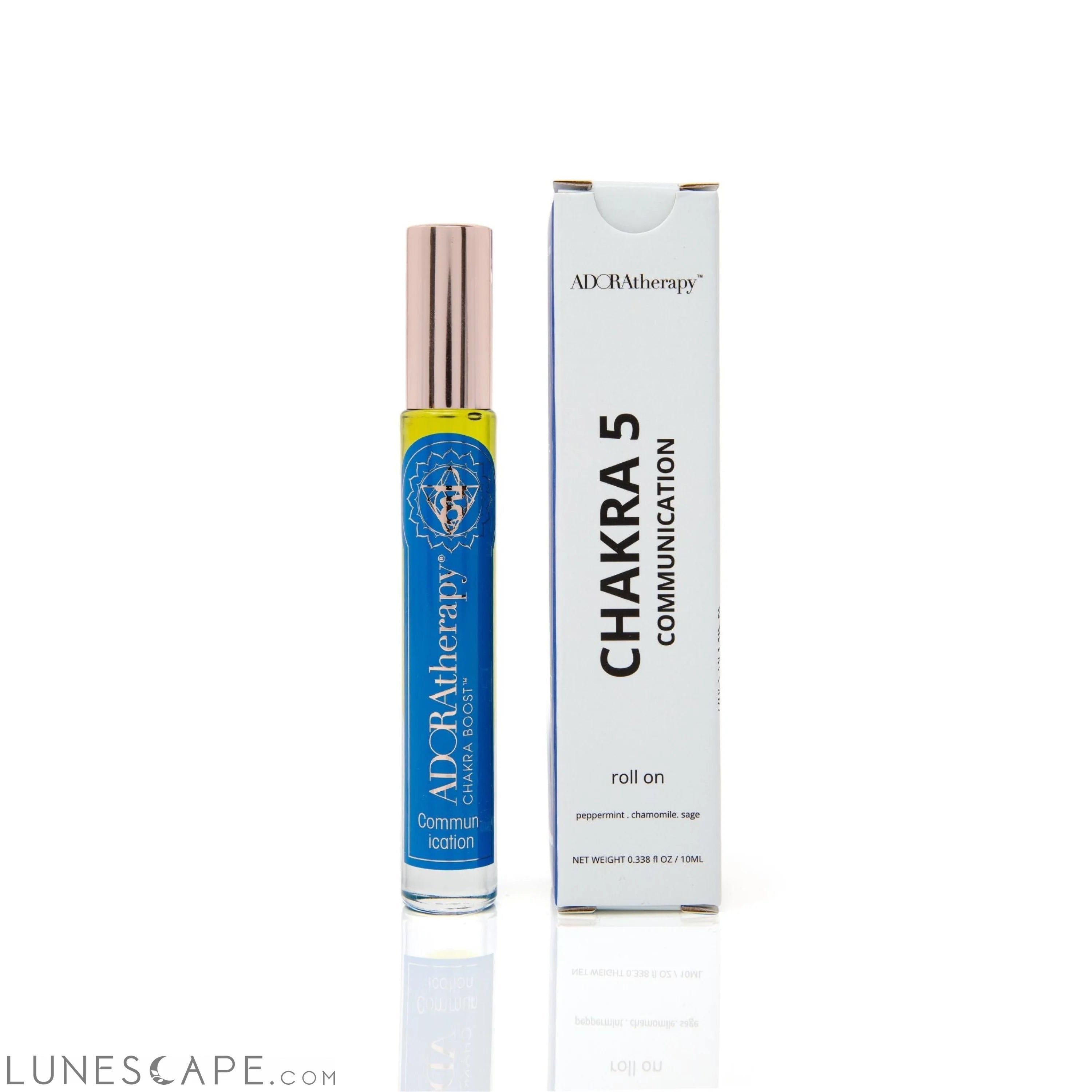 Chakra 5 Communication Roll On Perfume Oil LUNESCAPE