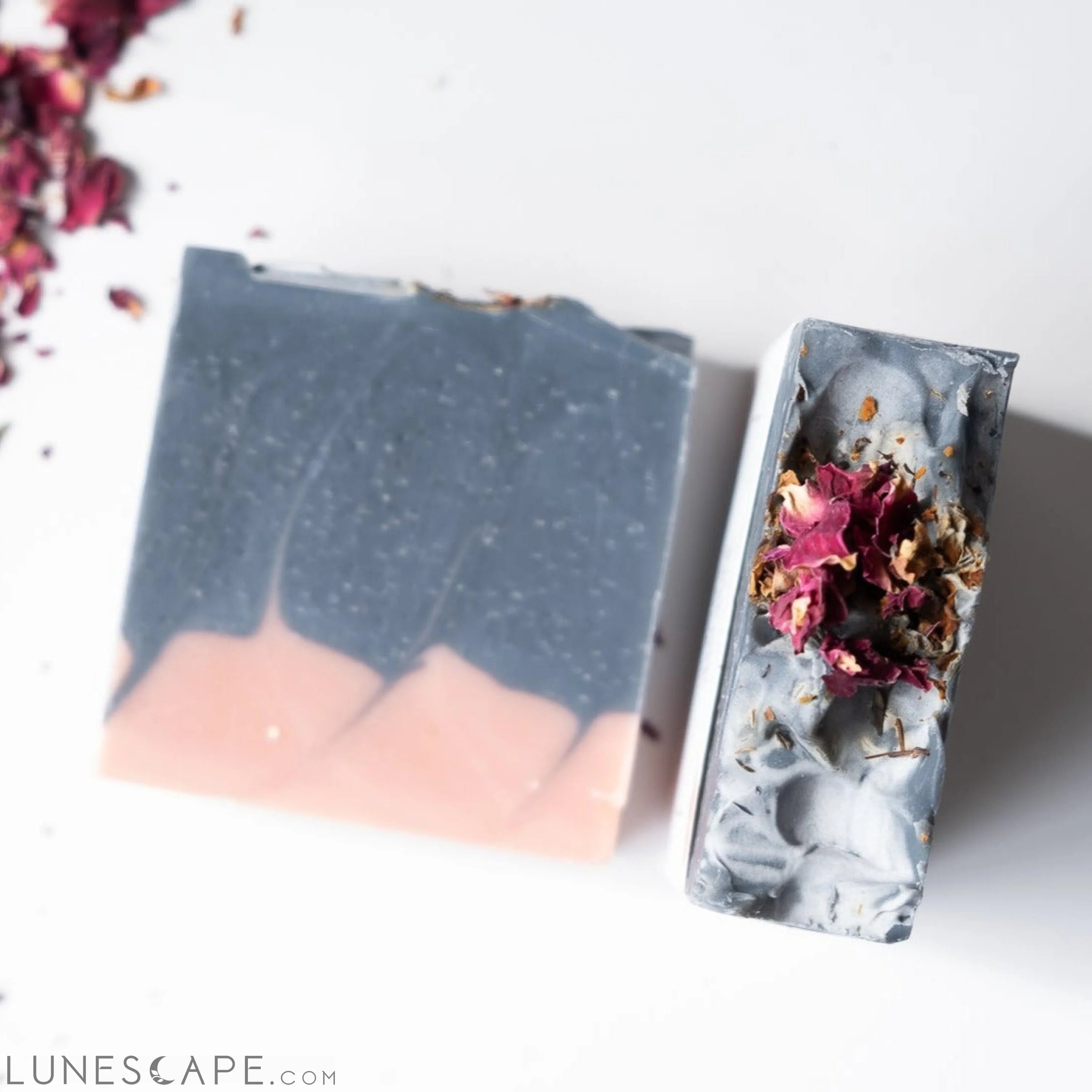 Charcoal Cedar Rose Soap Bar LUNESCAPE